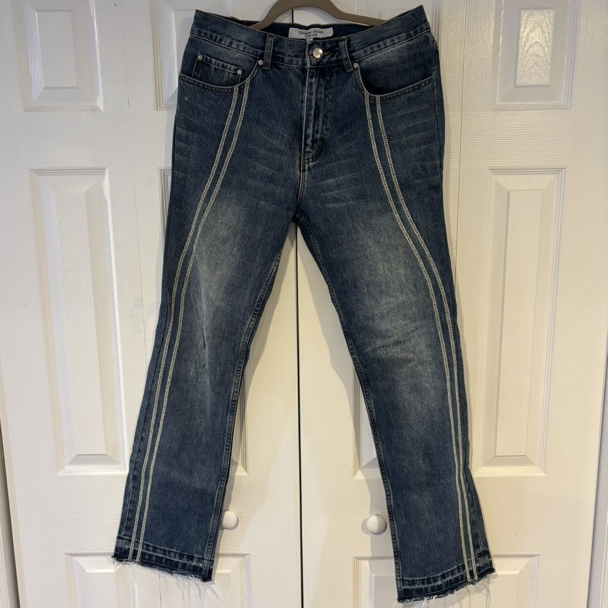 Colette Hyatt Colette Hyatt Original Collection Chainstiched Denim Jeans Size US 30 / EU 46 - 1 Thumbnail