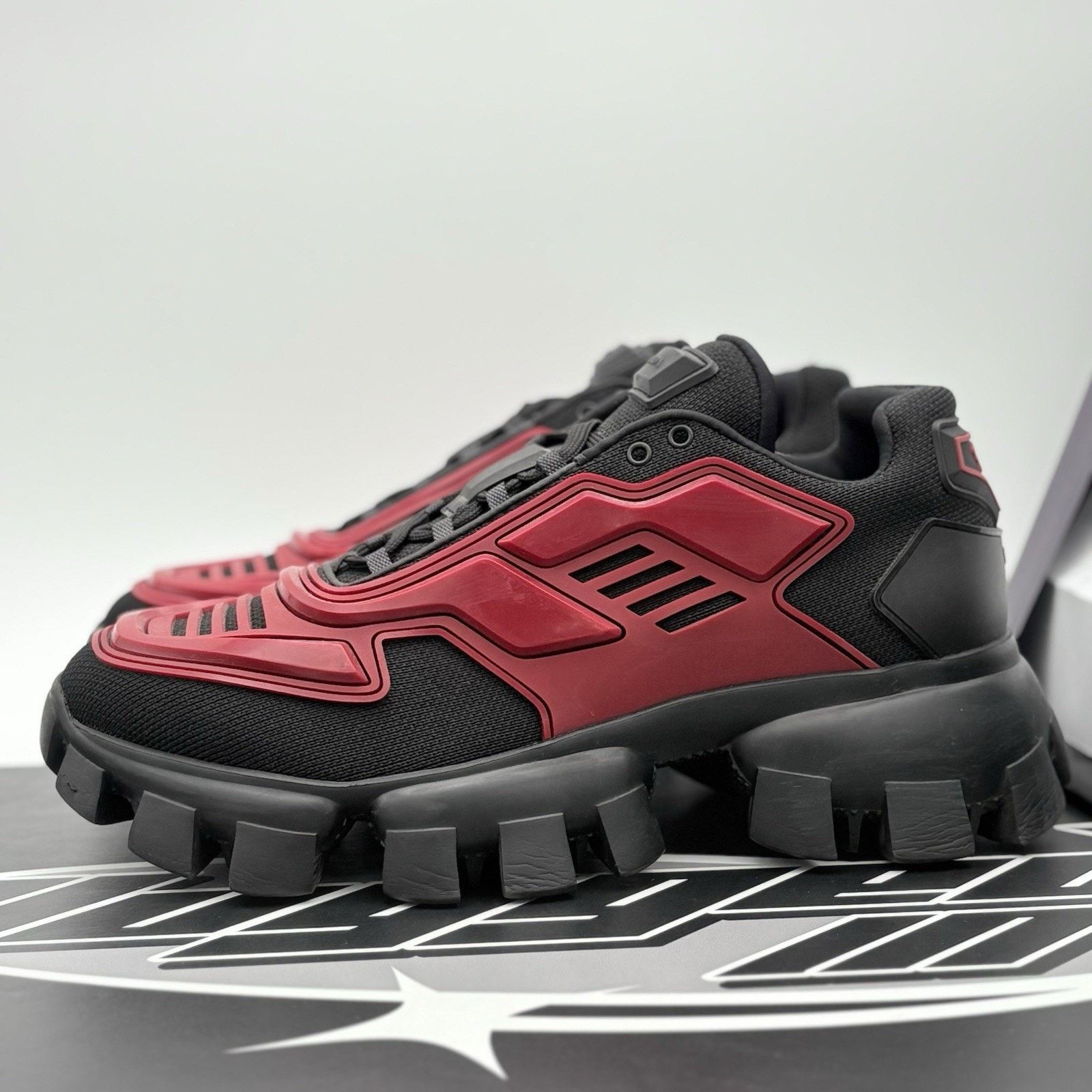 Prada Prada Cloudbust Thunder ' Red Black ' | SUPER CLEAN! Size US 8 / EU 41 - 1 Thumbnail