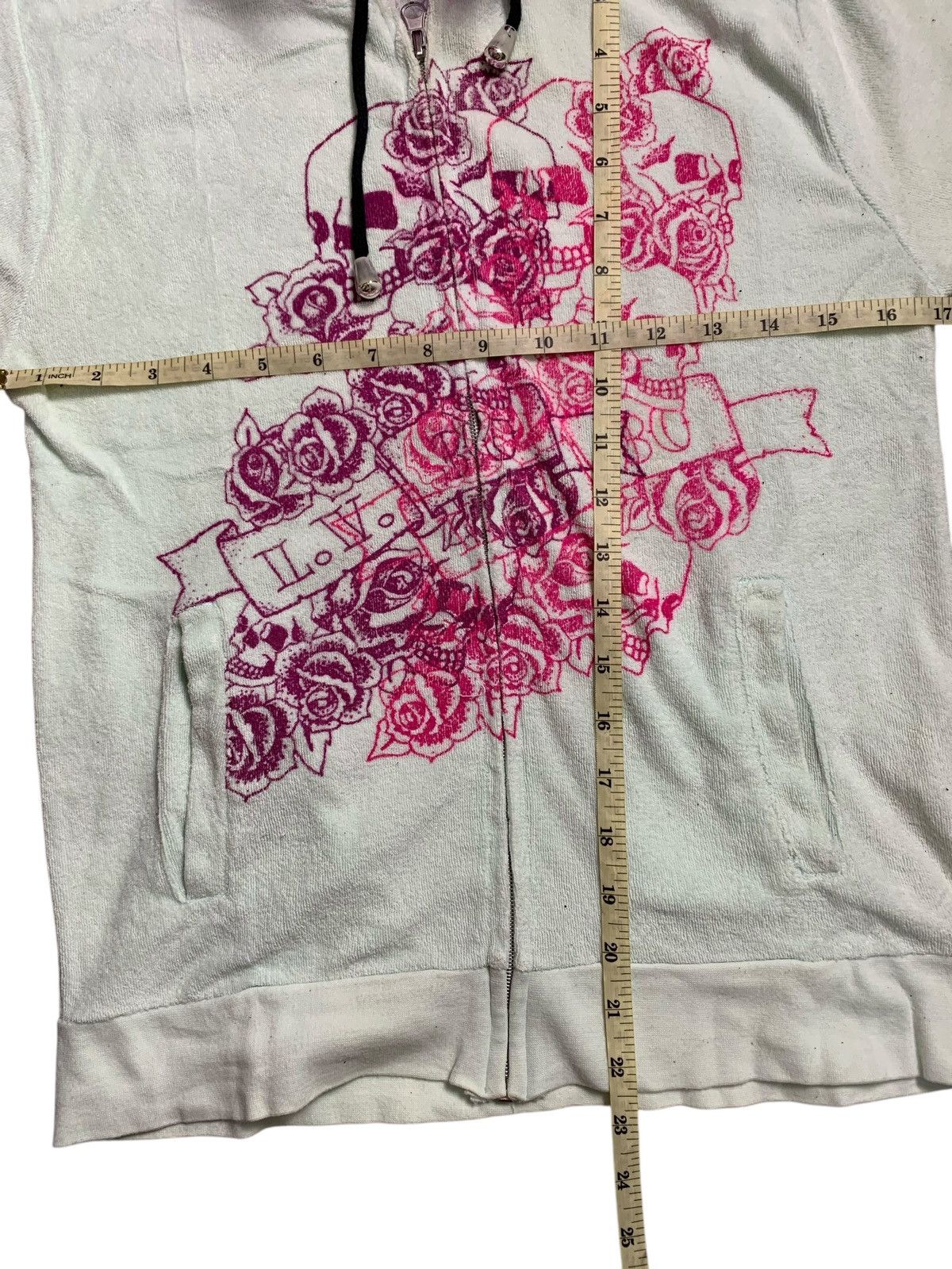 If Six Was Nine WONDER WALL SMOKE SKULL POEM ZIP HOODIE LIKE A VELVET LGB Size US S / EU 44-46 / 1 - 14 Thumbnail