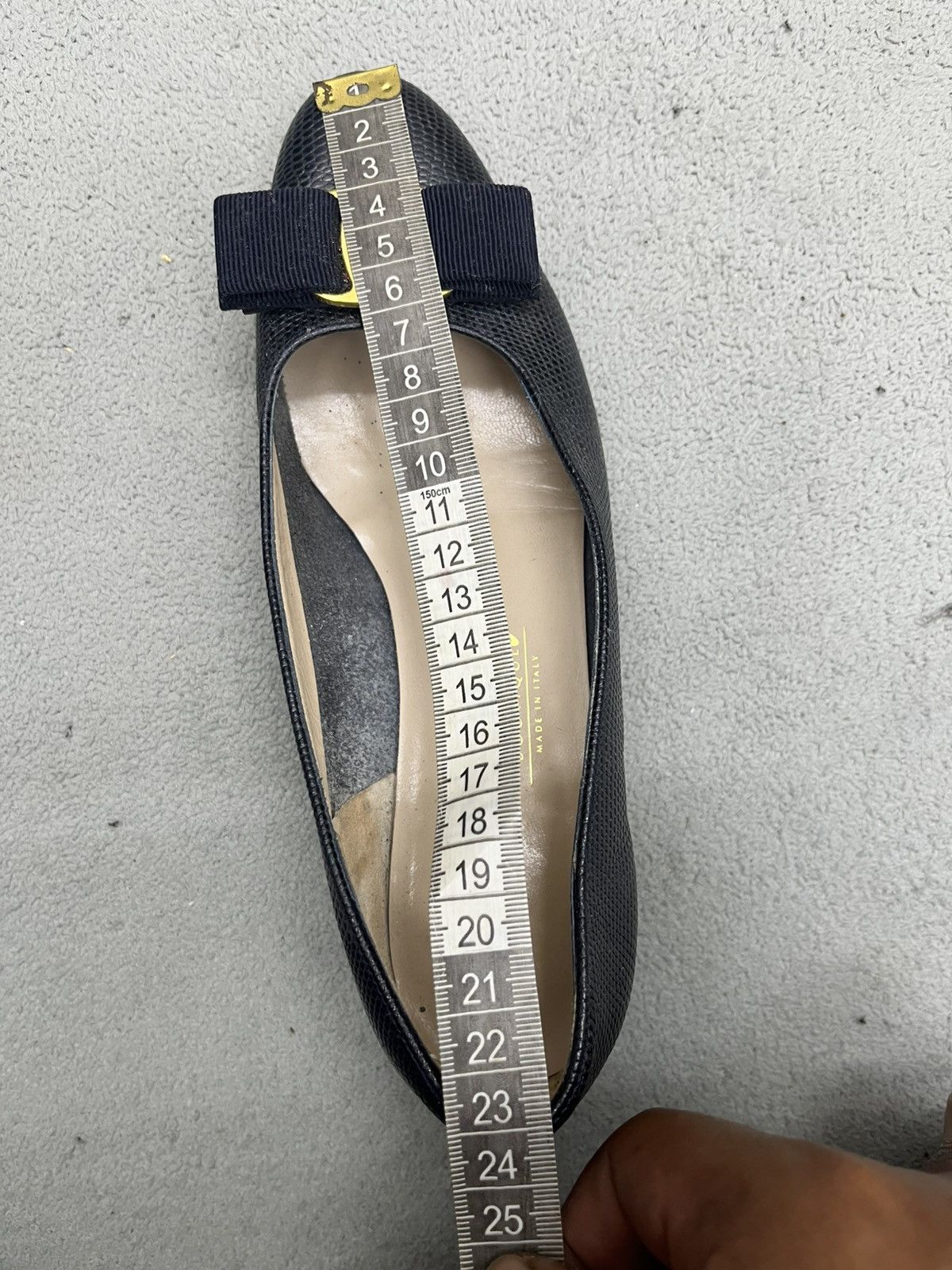 Salvatore Ferragamo SALVATORE FERRAGAMO PUMPS BLUE LEATHER SHOE Size US 5 / IT 35 - 15 Thumbnail