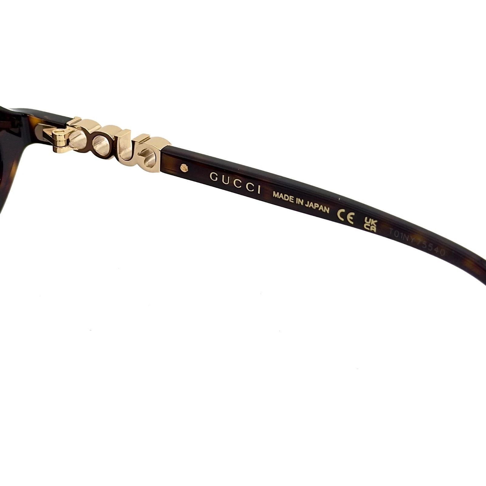 Gucci GUCCI 2153 Gg2153S Brown Oval Narrow Logo Sunglasses 002 Size ONE SIZE - 7 Thumbnail