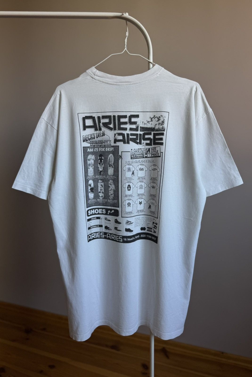 Aries Aries Arise Back Logo Tshirt Size US XL / EU 56 / 4 - 4 Thumbnail