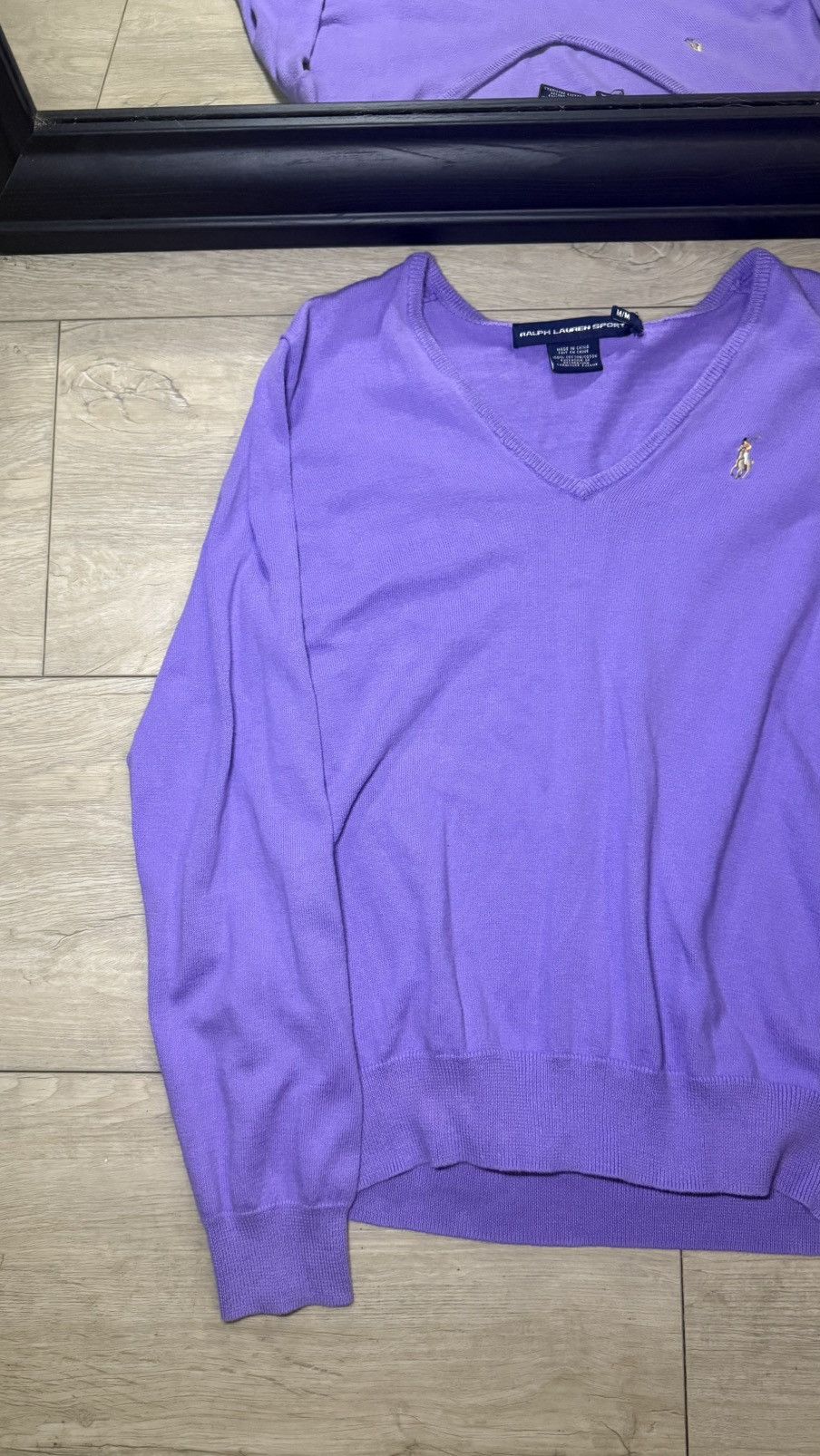 Polo Ralph Lauren Vintage / Y2K Women’s Polo Ralph Lauren Lavender Cardigan Size M / US 6-8 / IT 42-44 - 2 Thumbnail