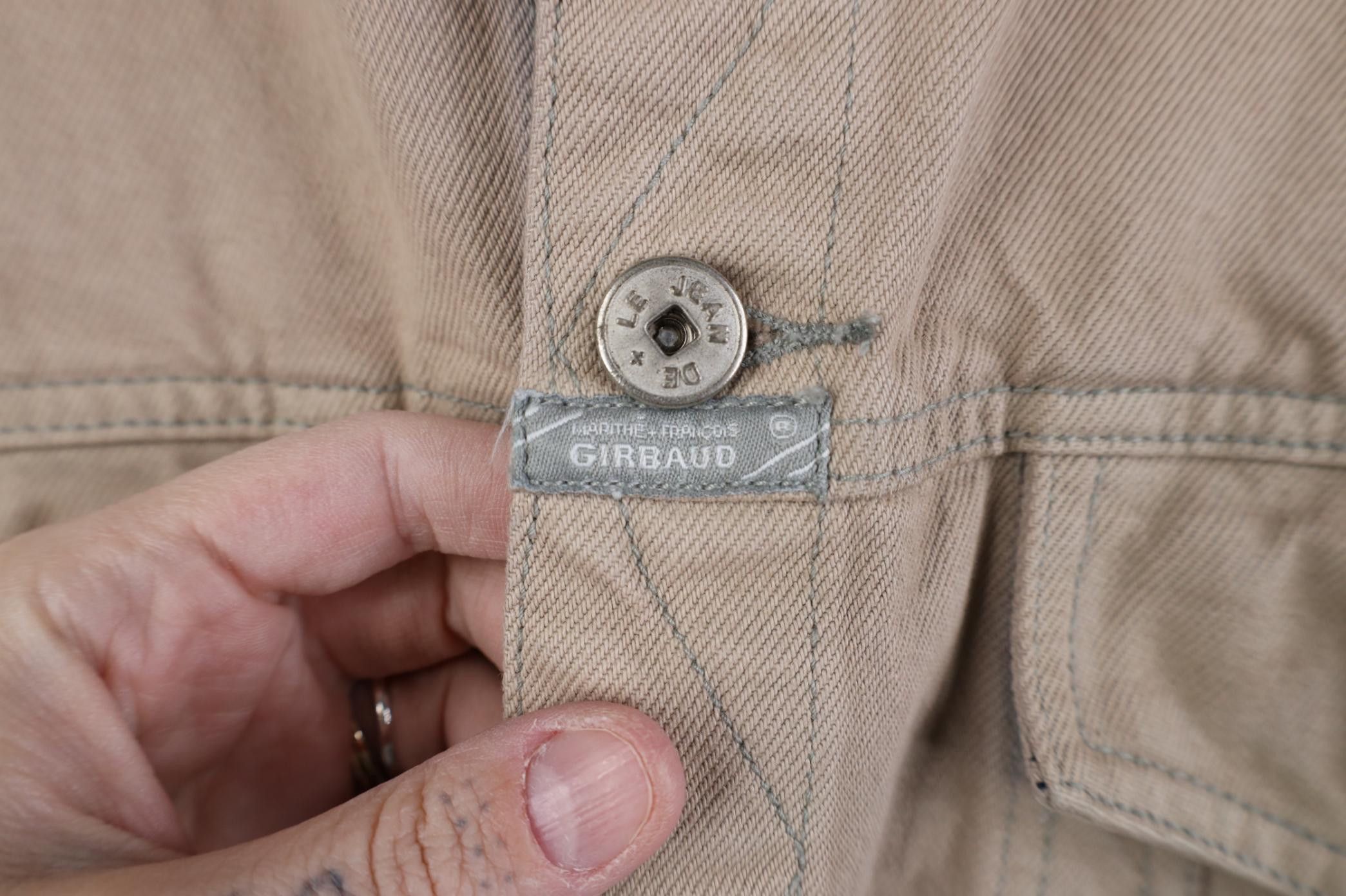 Marithe + Francois Girbaud Vintage 90s Marithe Francois Girbaud Denim Jean Jacket Size US XL / EU 56 / 4 - 4 Thumbnail