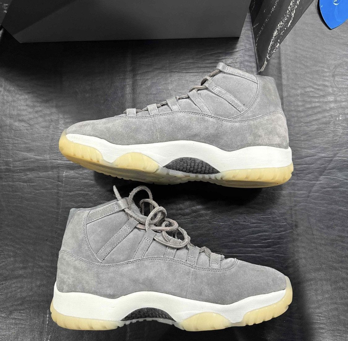 Jordan Brand Jordan 11 Premium Grey Suede size 11.5 Size US 11.5 / EU 44-45 - 2 Thumbnail