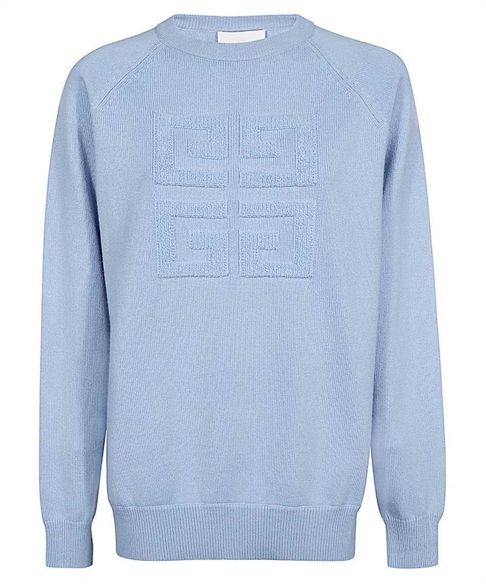 Givenchy o1srvl11e0924 Cashmere Sweater in Blue Size S / US 4 / IT 40 - 1 Thumbnail