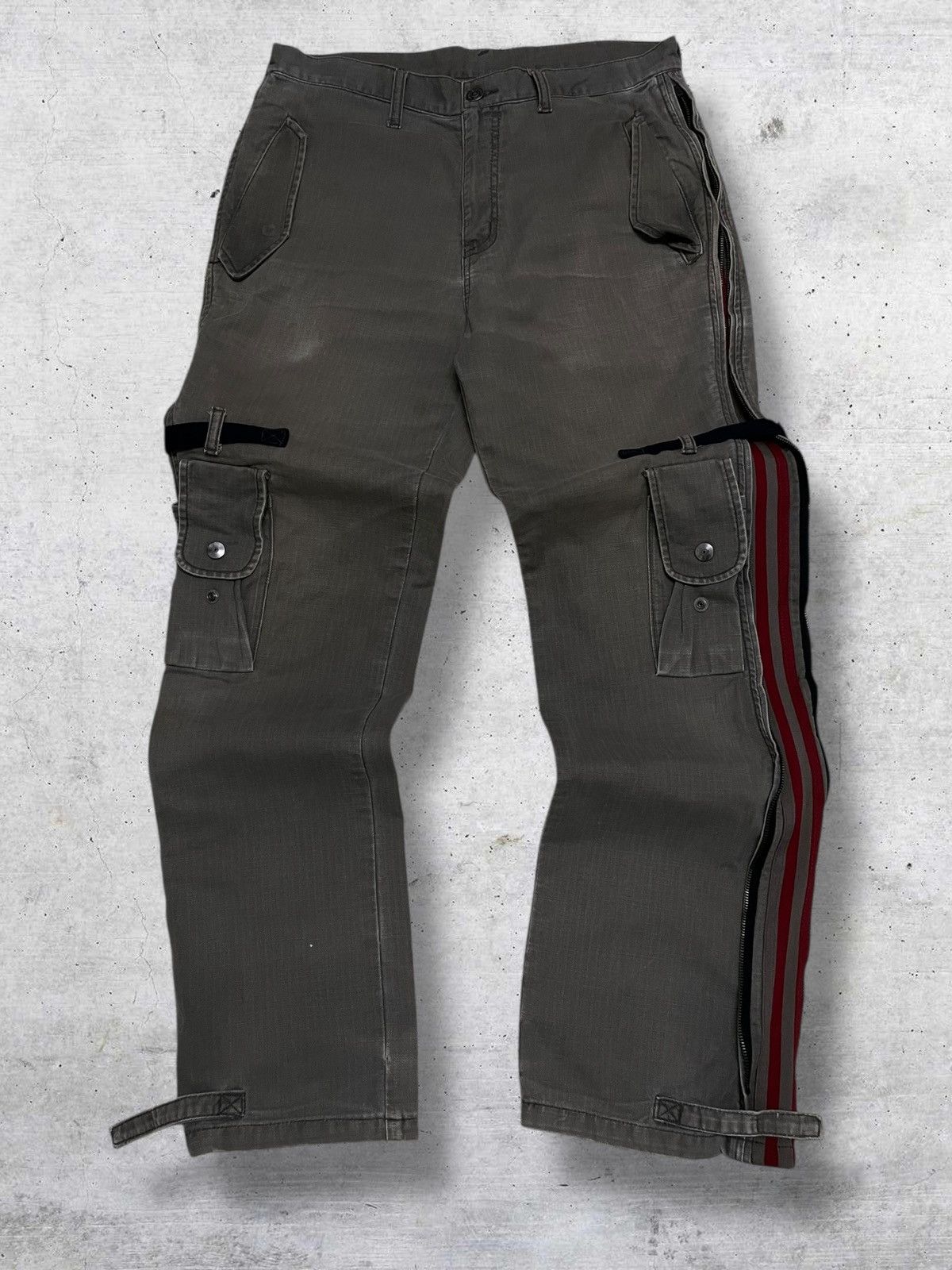 PPFM VINTAGE PPFM JAPAN DESIGNER 90S RARE UTILITY CARGO PANT Size US 30 / EU 46 - 1 Thumbnail