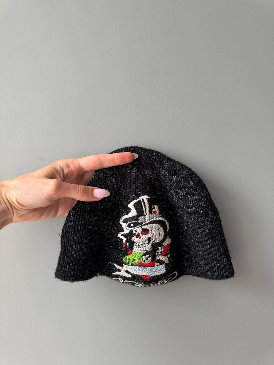 Ed Hardy Ed hardy Hat Vintage big logo tiger beanie tattoo wear Size ONE SIZE - 1 Thumbnail