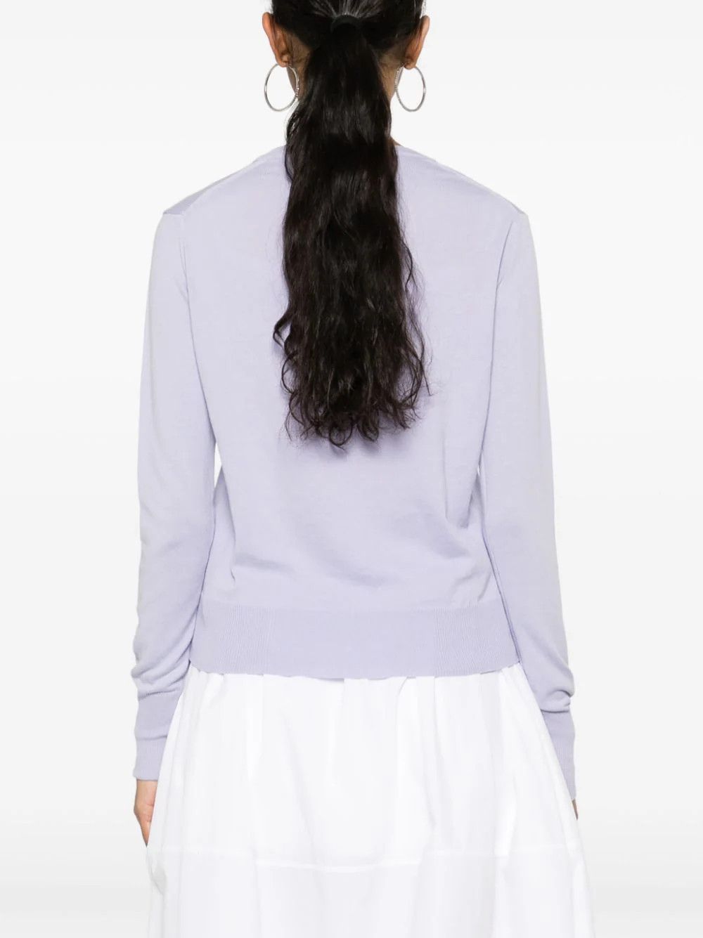 Vivienne Westwood o1s22i1n0924 Embroidered Logo Pullover Sweater in Purple Size XS / US 0-2 / IT 36-38 - 4 Thumbnail