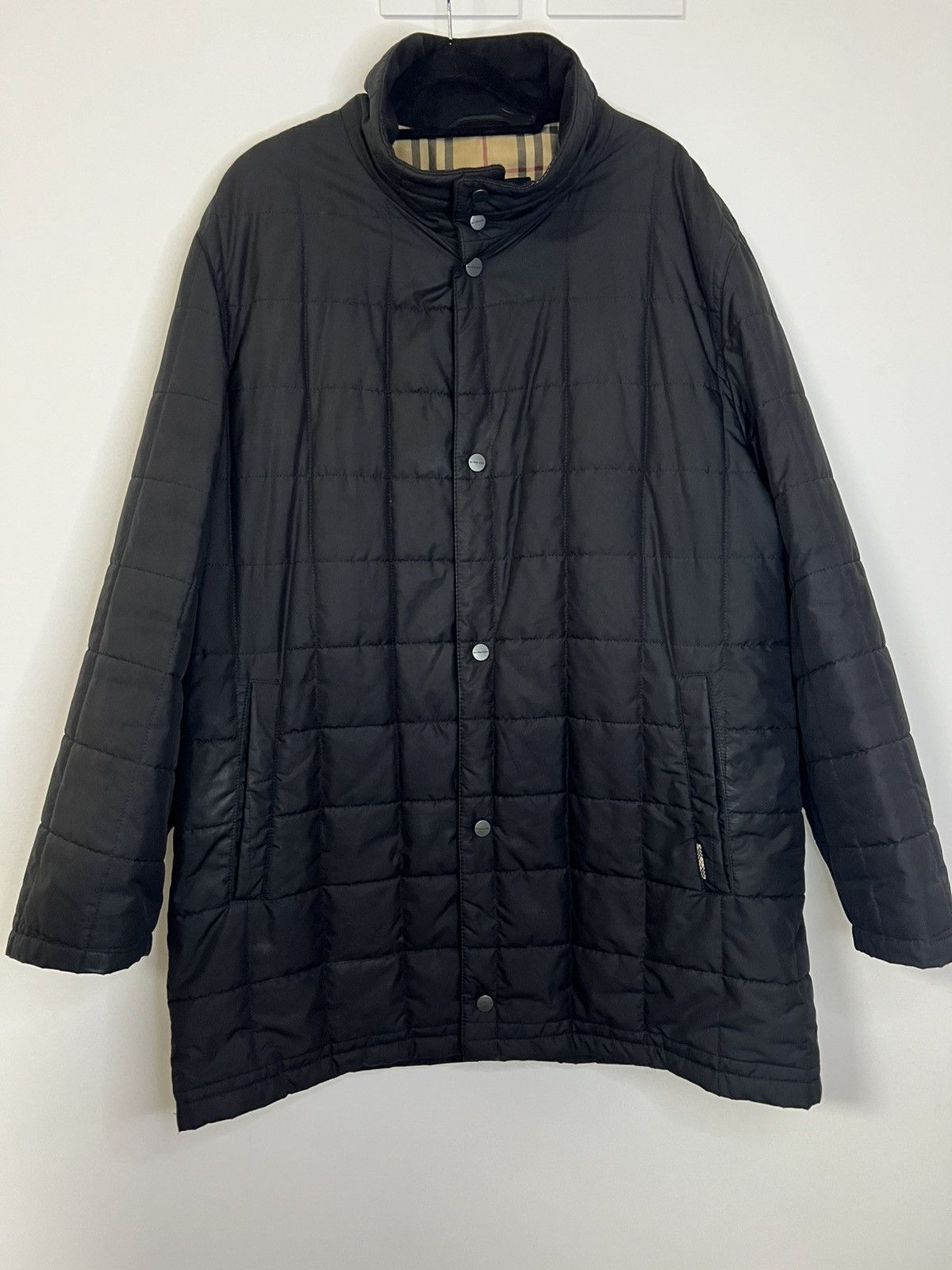 Burberry Burberry puffer parka black XL nova check Size US XL / EU 56 / 4 - 1 Thumbnail
