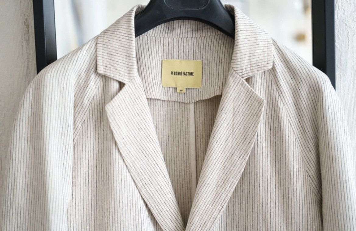 De Bonne Facture De Bonne Facture Prototype Linen Atelier Coat Size 48 Size US M / EU 48-50 / 2 - 2 Thumbnail