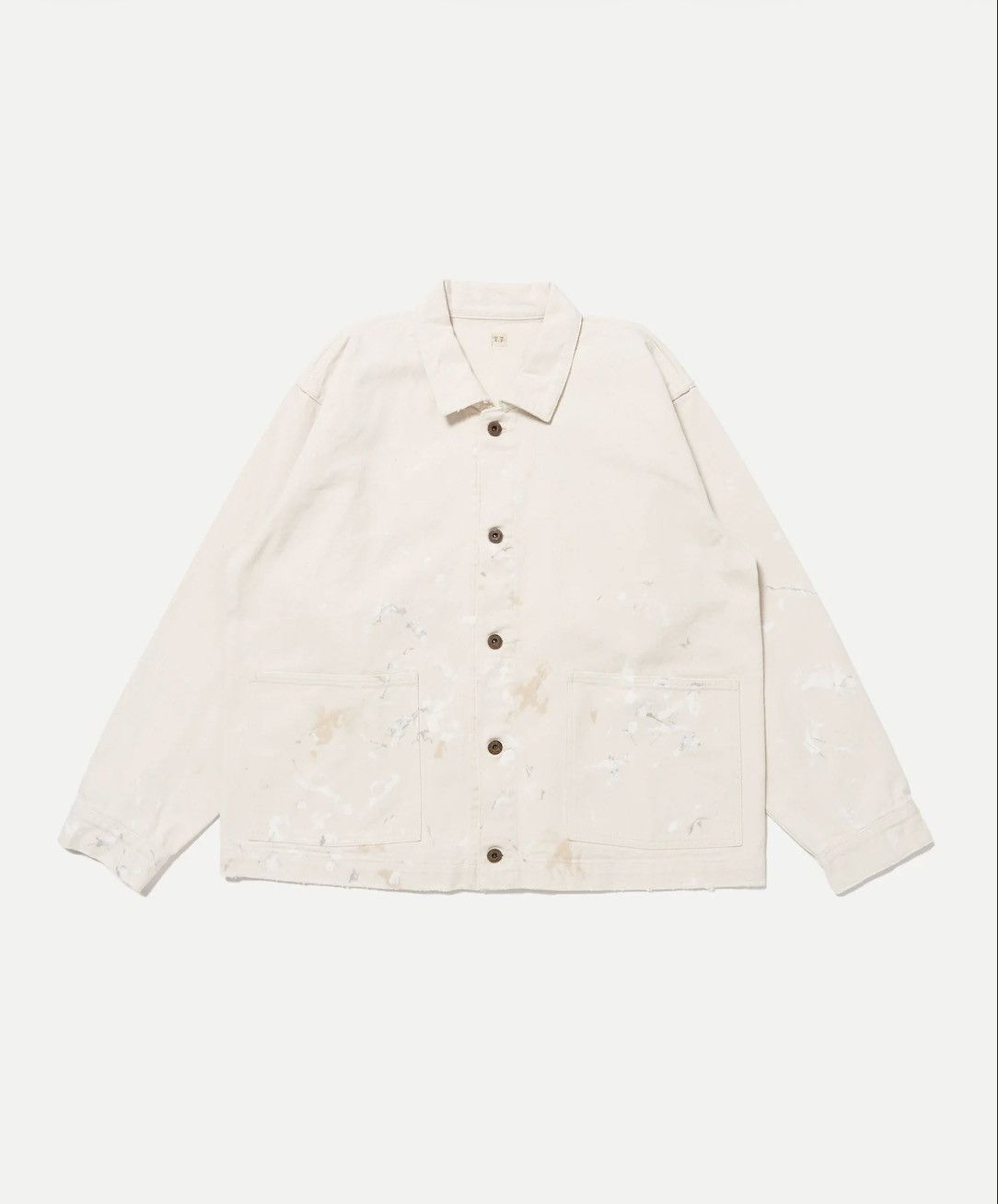 Taiga Takahashi Taiga Takahashi T.T Lot.303 Coverall Paint Jacket Ivory Size US L / EU 52-54 / 3 - 1 Thumbnail