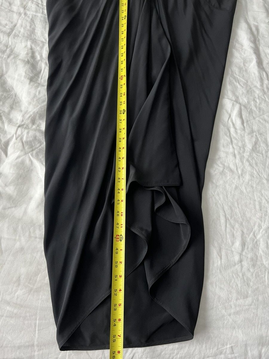 Rick Owens 100% SILK evening Tommykite draped dress M L XL Size US M / EU 48-50 / 2 - 5 Thumbnail