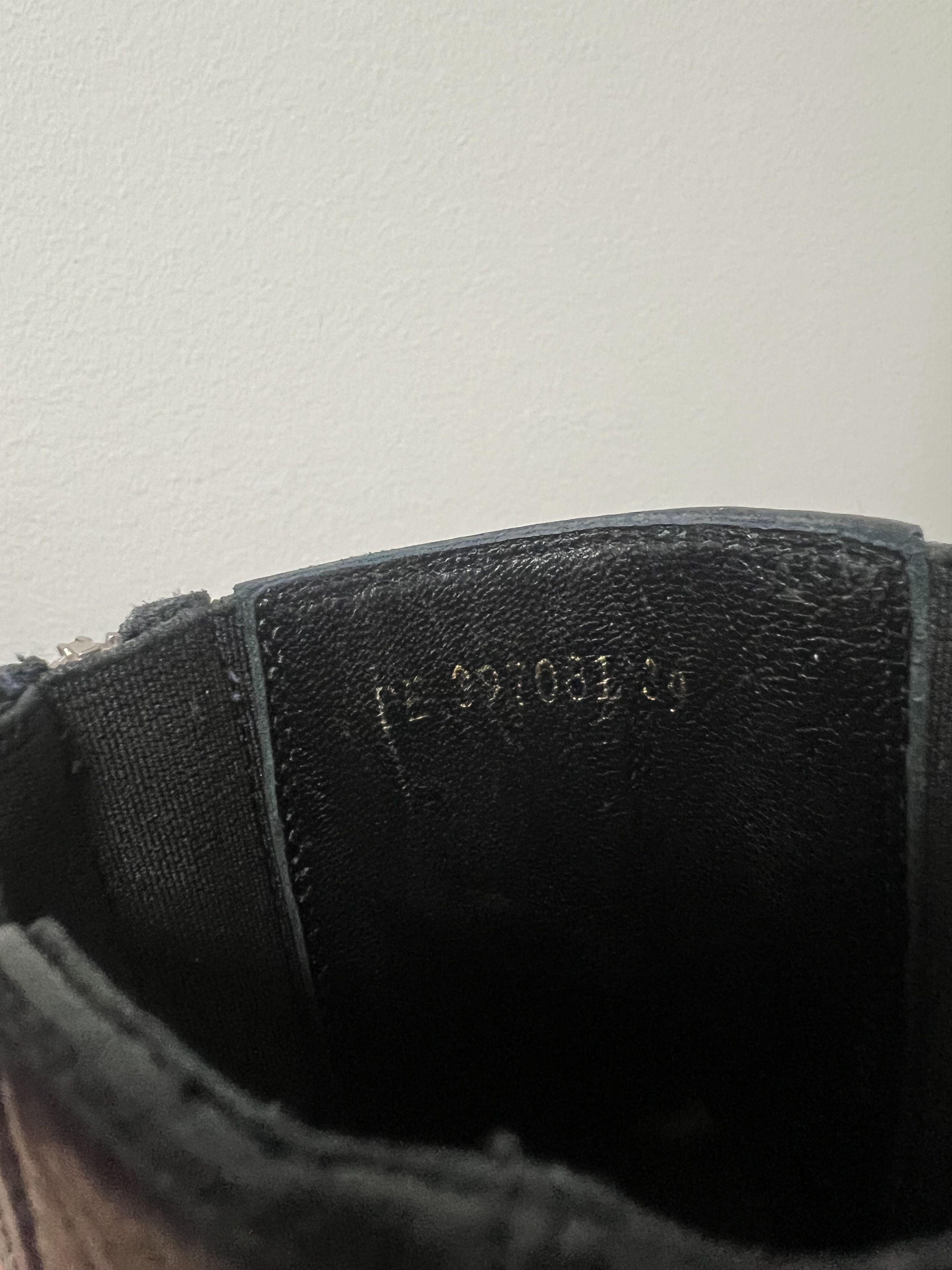 Saint Laurent Paris 'Hedi Era' Triple Zipper Wyatt Chealsea Boots Size US 6 / EU 39 - 10 Thumbnail