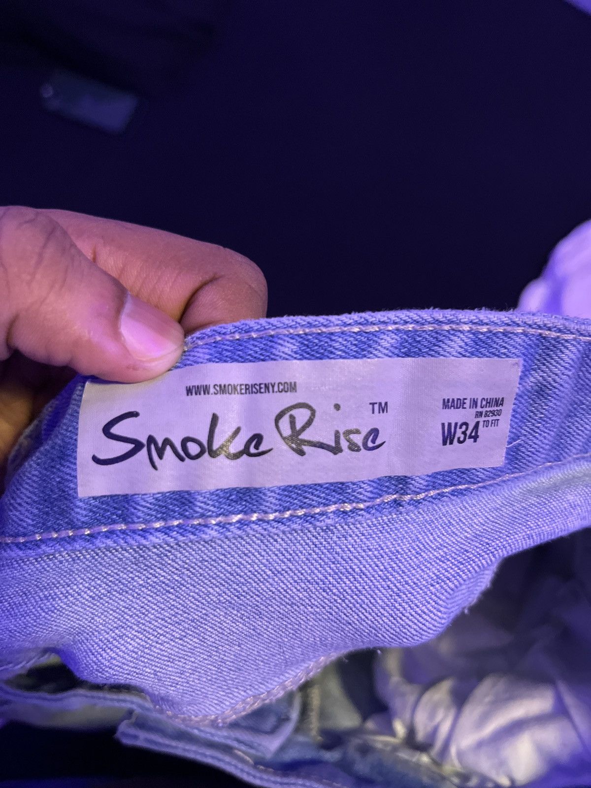 Smoke Rise Rhinestone jorts Size US 34 / EU 50 - 3 Thumbnail