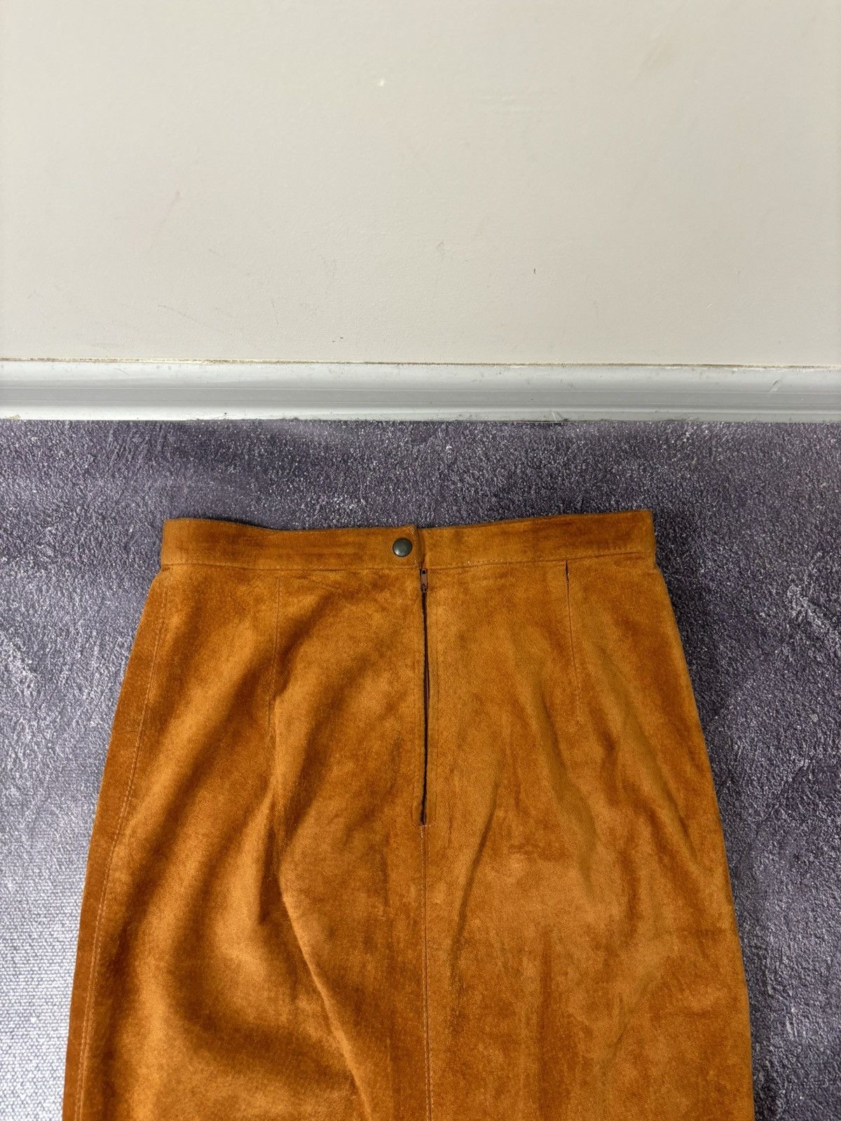 Colmar Vintage Colmar Ten Yards Luxury Vera Pelle Leather Skirt Size 30" / US 8 / IT 44 - 13 Thumbnail
