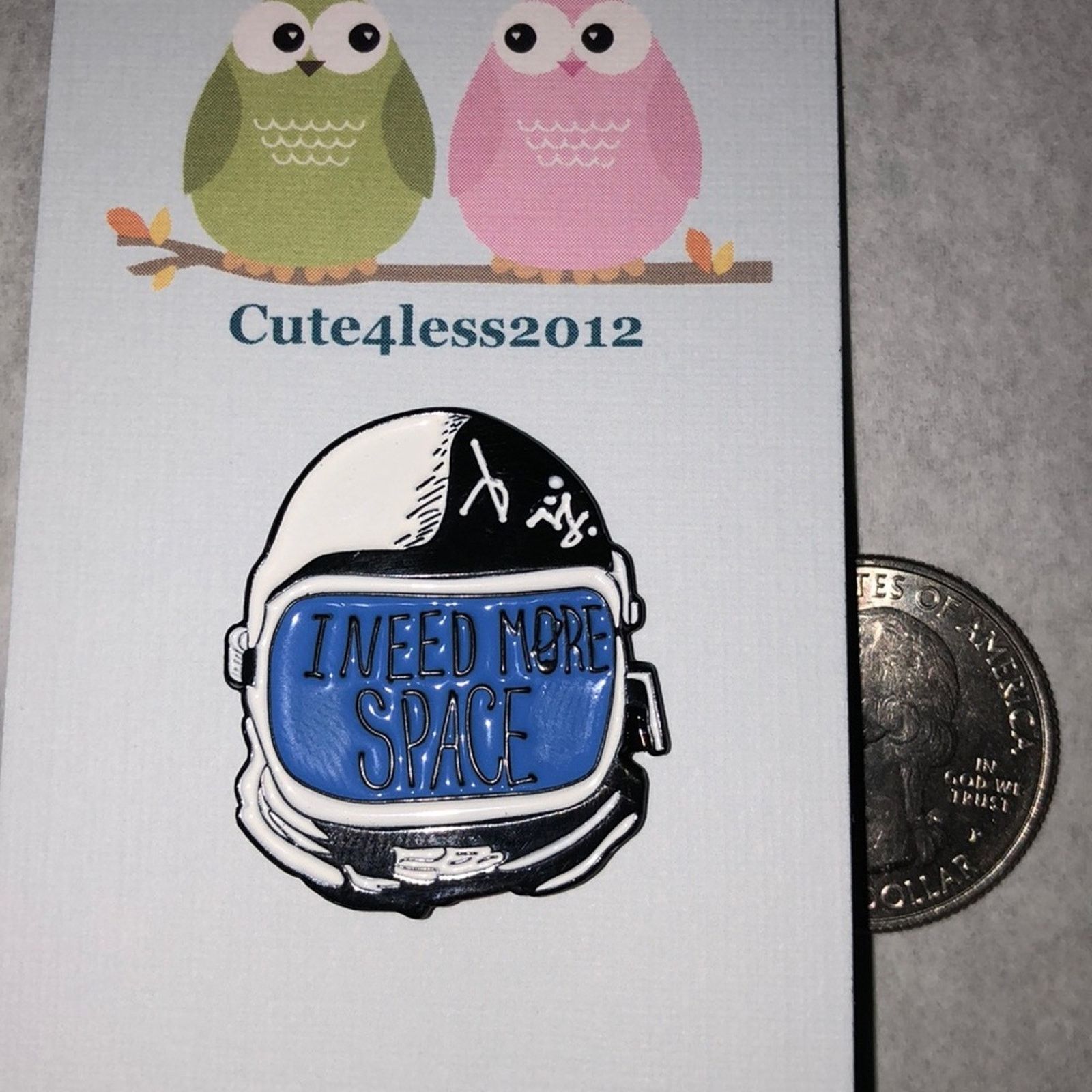 Other I Need My Space Mask Pin Brooch Size ONE SIZE - 1 Thumbnail