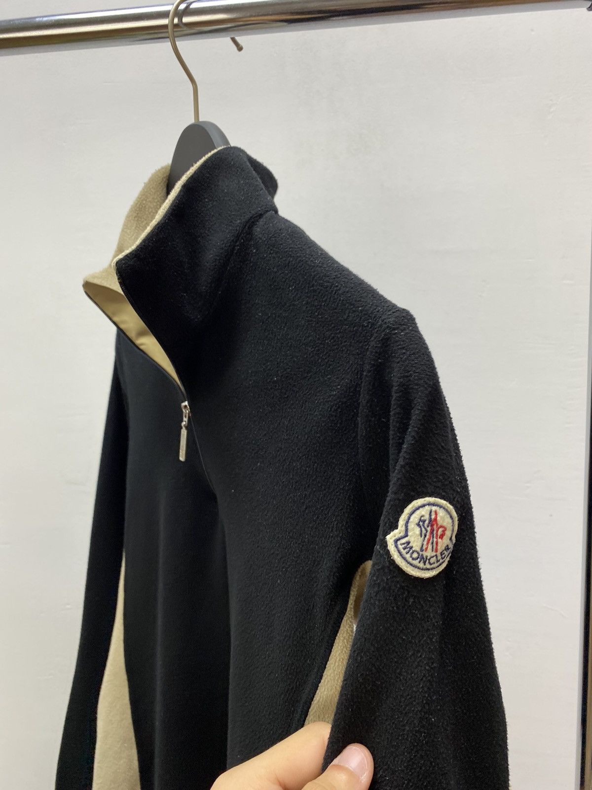 Moncler Moncler Women’s Black Ski Micro Fleece 1/4 Zip Pullover Size S / US 4 / IT 40 - 9 Thumbnail