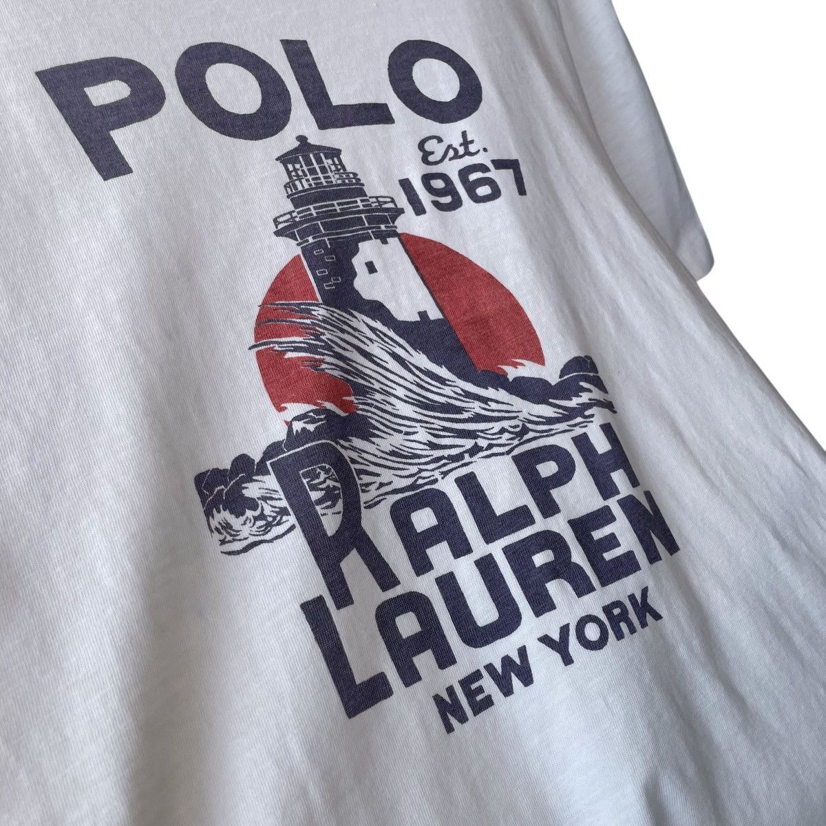 Polo Ralph Lauren Polo Ralph Lauren RL New York Lighthouse Graphic Tee Size US L / EU 52-54 / 3 - 4 Thumbnail