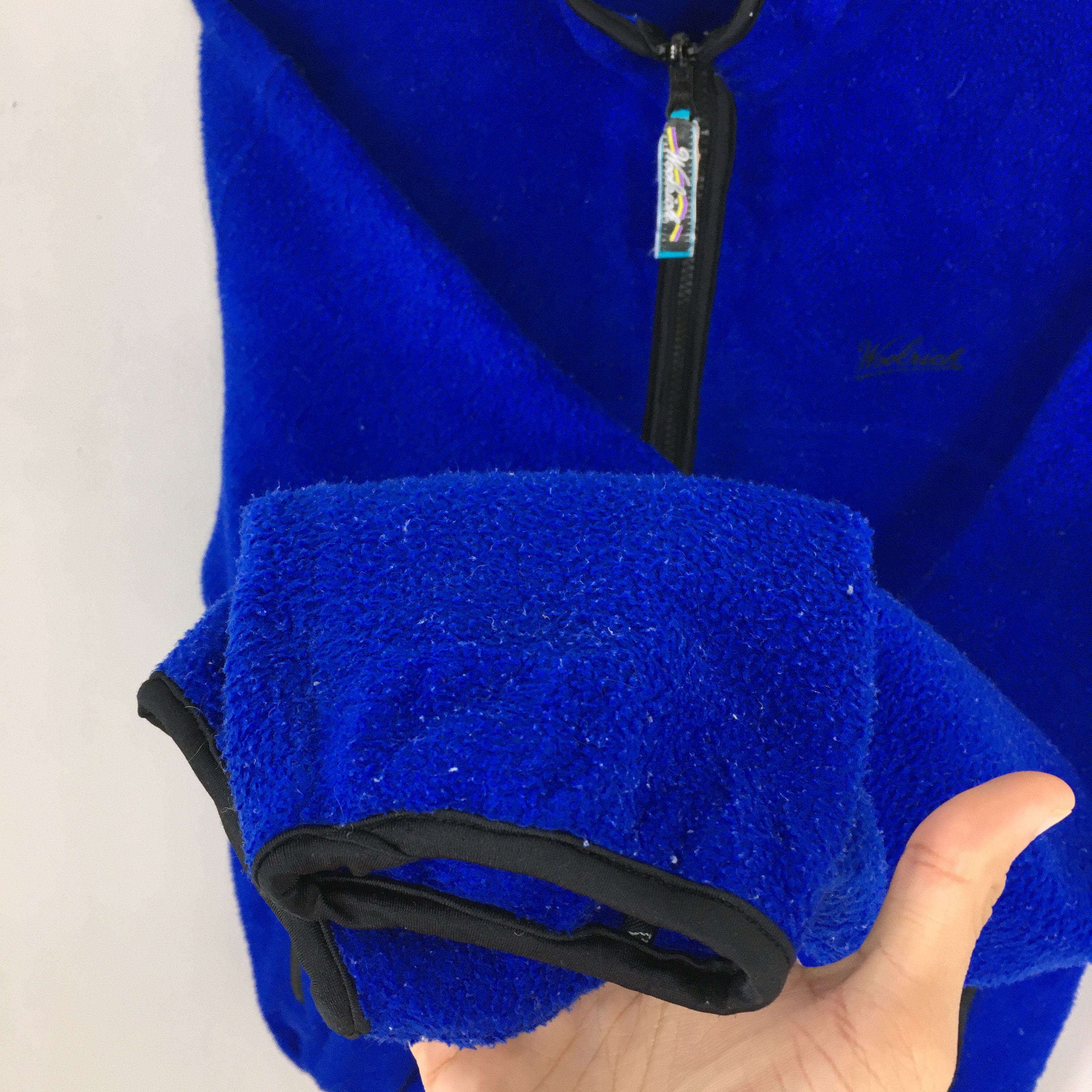 Polartec × Vintage × Woolrich Woolen Mills Vintage Woolrich Polartec Fleece Blue Sweatshirt Large Size US L / EU 52-54 / 3 - 5 Thumbnail