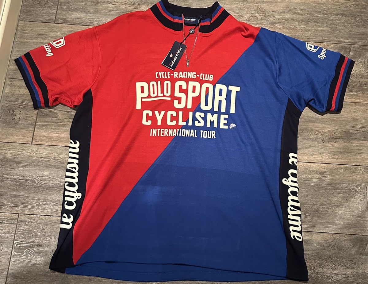 Polo Ralph Lauren Brand New Ralph Lauren Polo Sport Cycling Jersey Quarter-Zip Size US XXL / EU 58 / 5 - 1 Thumbnail