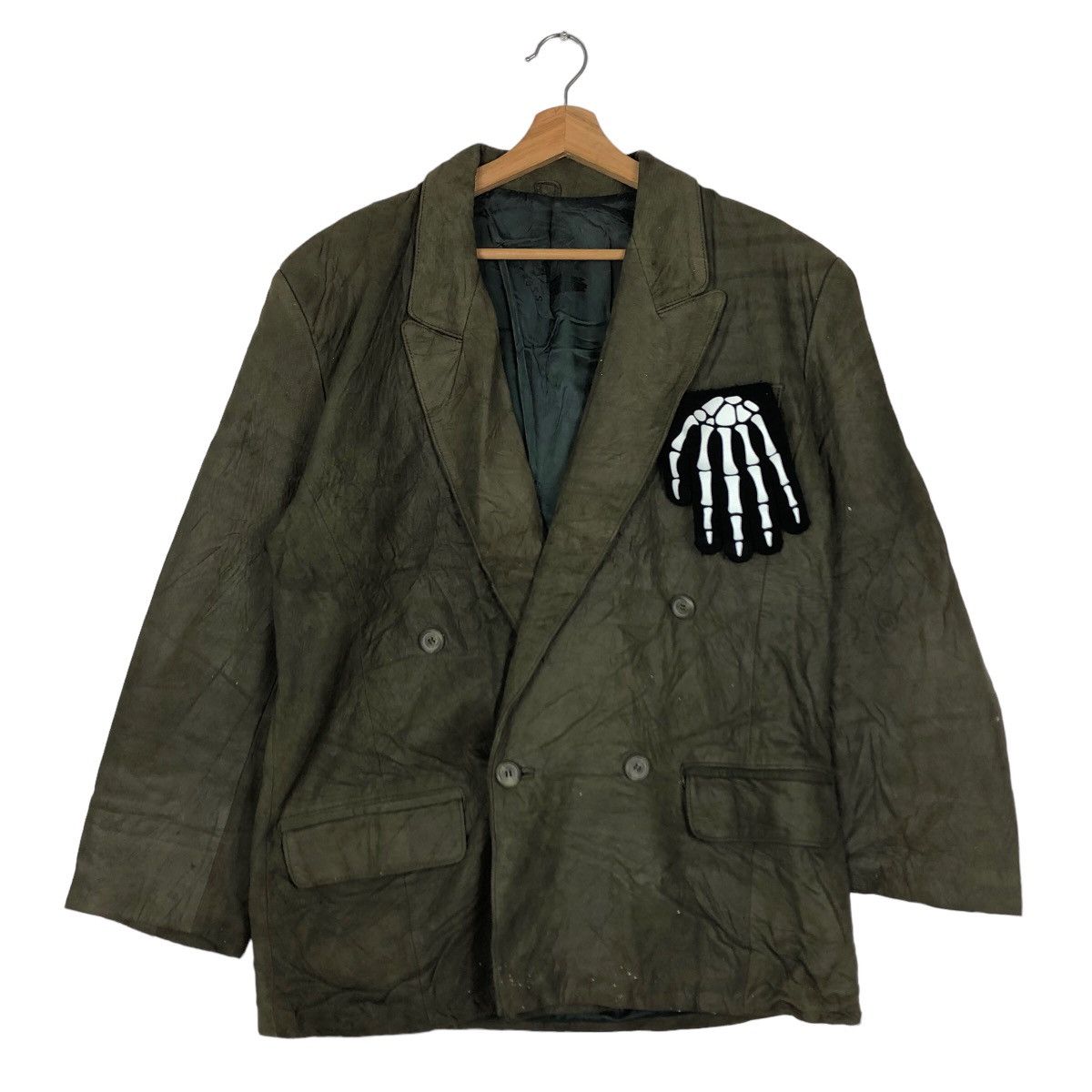 Japanese Brand 🔥Rare Double Breast Velvet Chore Jacket Sub Urban Tokyo Size US M / EU 48-50 / 2 - 2 Thumbnail
