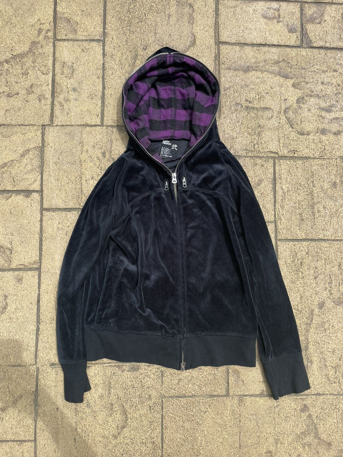 PPFM × Seditionaries PPFM Monster Multi Zip Hoodie Velvet Black Medium Size US M / EU 48-50 / 2 - 2 Thumbnail