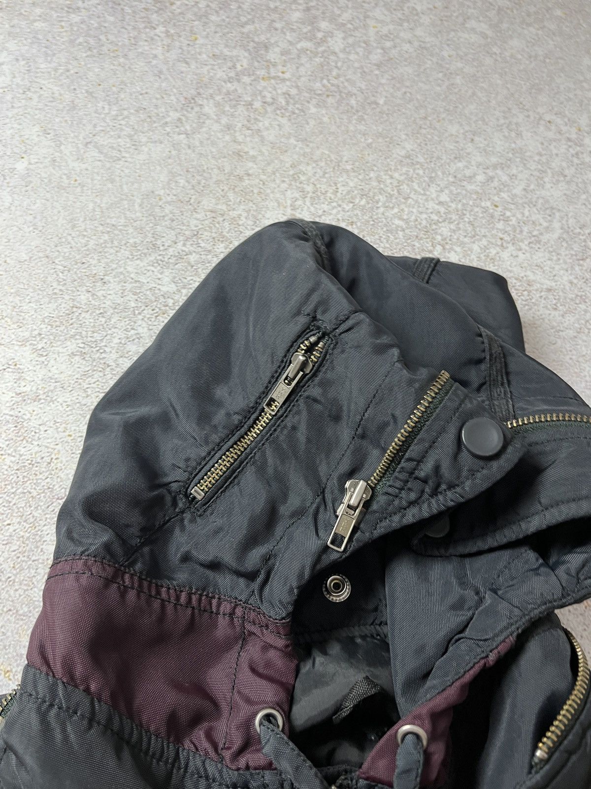 Diesel Vintage Diesel Moto Zipper Jacket With Hood Size US XL / EU 56 / 4 - 10 Thumbnail