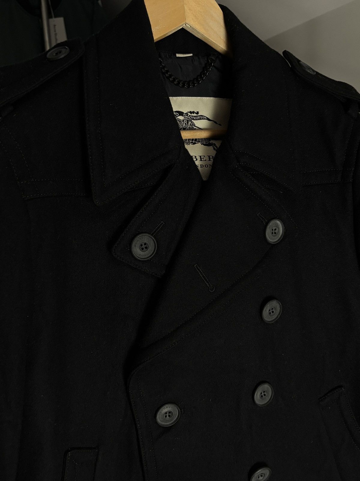 Burberry Burberry Double Breasted Wool Cashmere Short Coat Jacket Size US M / EU 48-50 / 2 - 3 Thumbnail