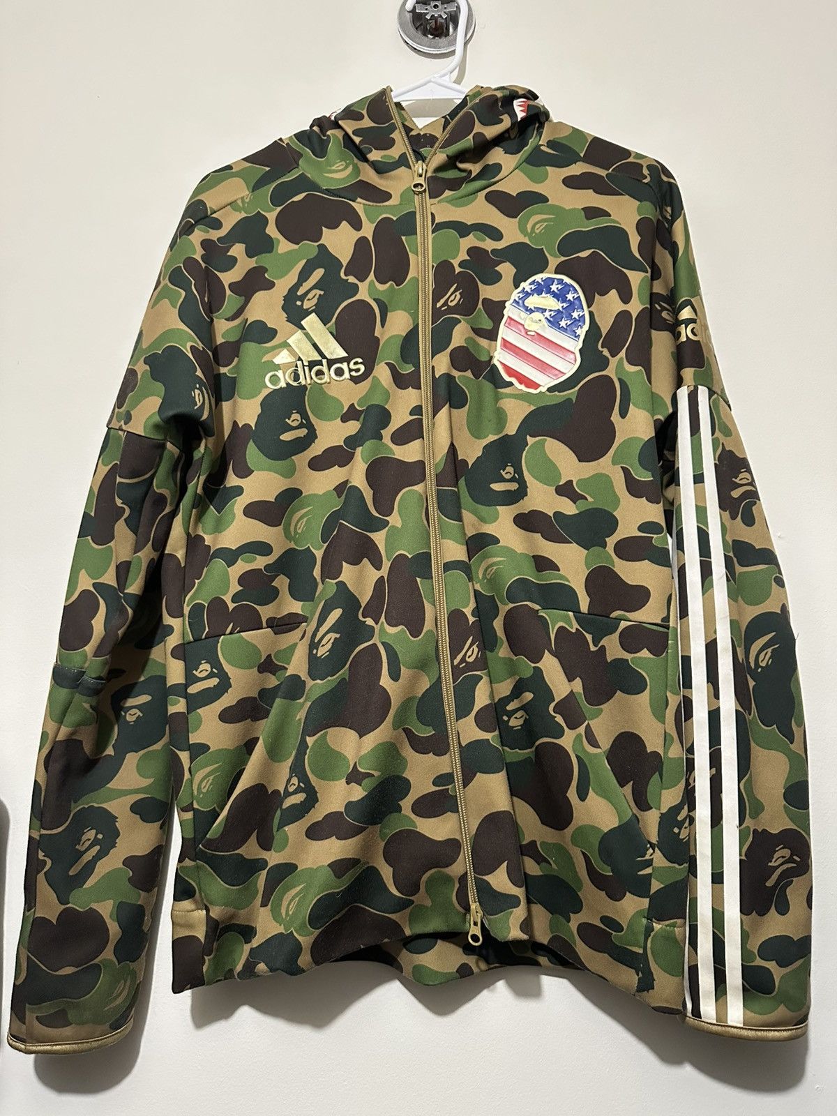 Bape Bape x Adidas SB Shark Full zip up Hoodie Size US M / EU 48-50 / 2 - 1 Thumbnail