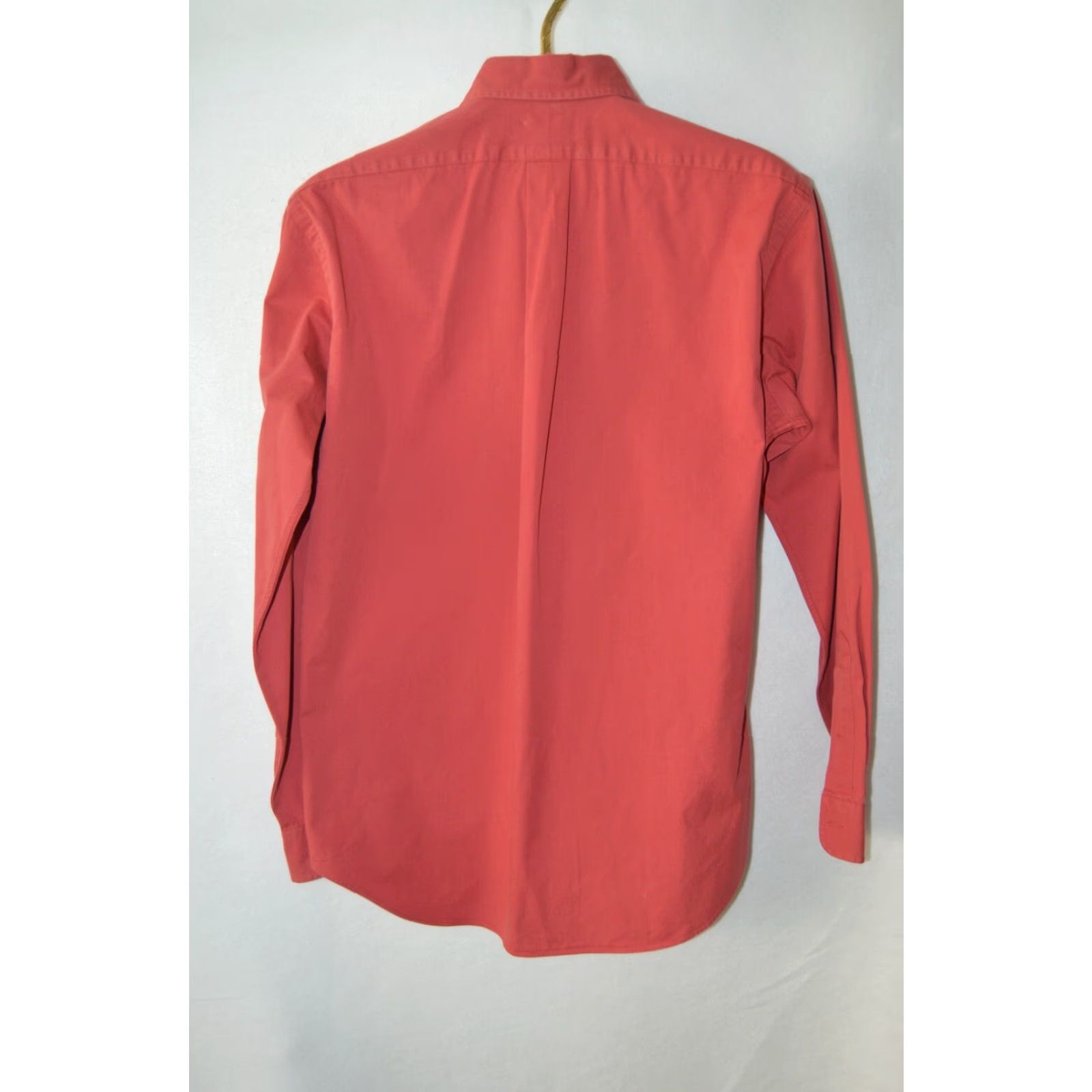 Polo Ralph Lauren VINTAGE Polo Ralph Lauren Shirt Mens L/S Classic Fit Button-Up Pink Cotton Pocket Embroidered Pony Cotton Pocket Solid Size M Size US M / EU 48-50 / 2 - 2 Thumbnail