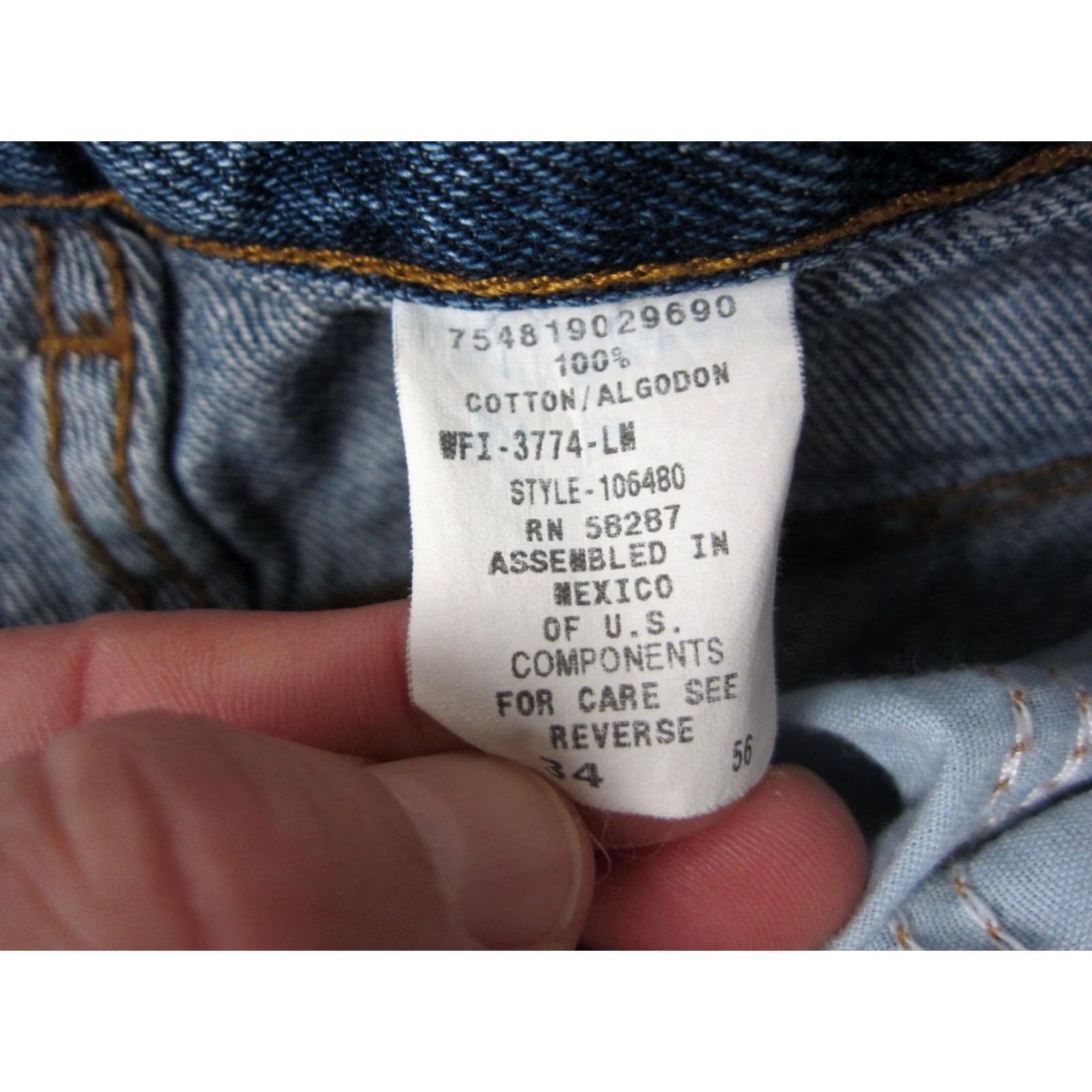 Denime VINTAGE Backroad Shorts Mens 34 Blue Denim 90s Jeans Jorts Baggy Work Size US 34 / EU 50 - 5 Thumbnail