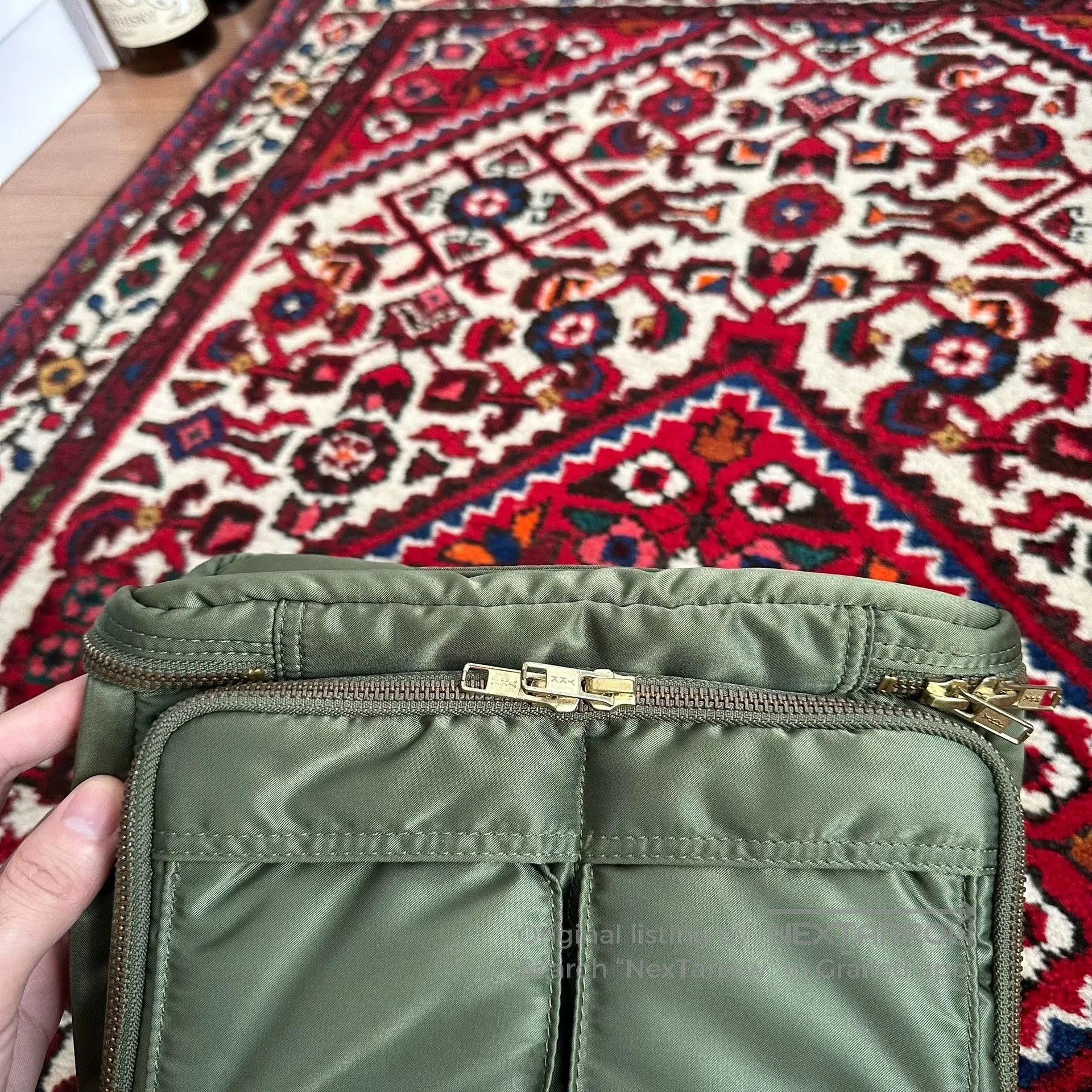 Porter porter tanker camera bag in green. Size ONE SIZE - 3 Thumbnail