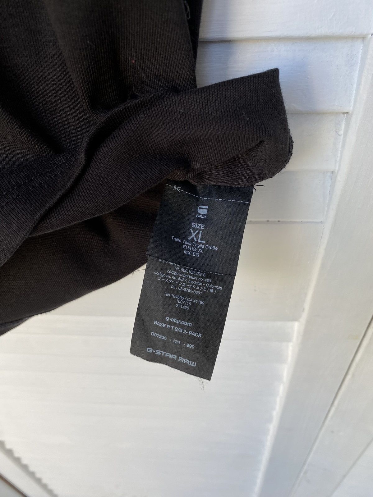 G-Star × Vintage Vintage G-Star Basic Black Cotton Tee Shirt Size US XL / EU 56 / 4 - 8 Thumbnail