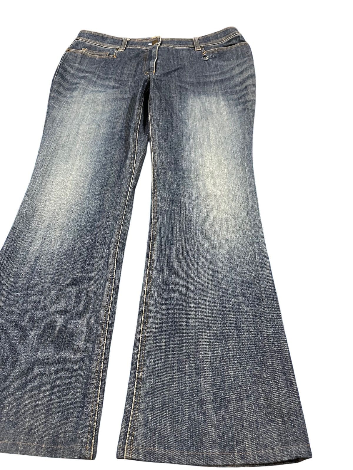 Vintage Vintage Christian Aujard Flare Bootcut Thight Ass Denim Size US 34 / EU 50 - 3 Thumbnail
