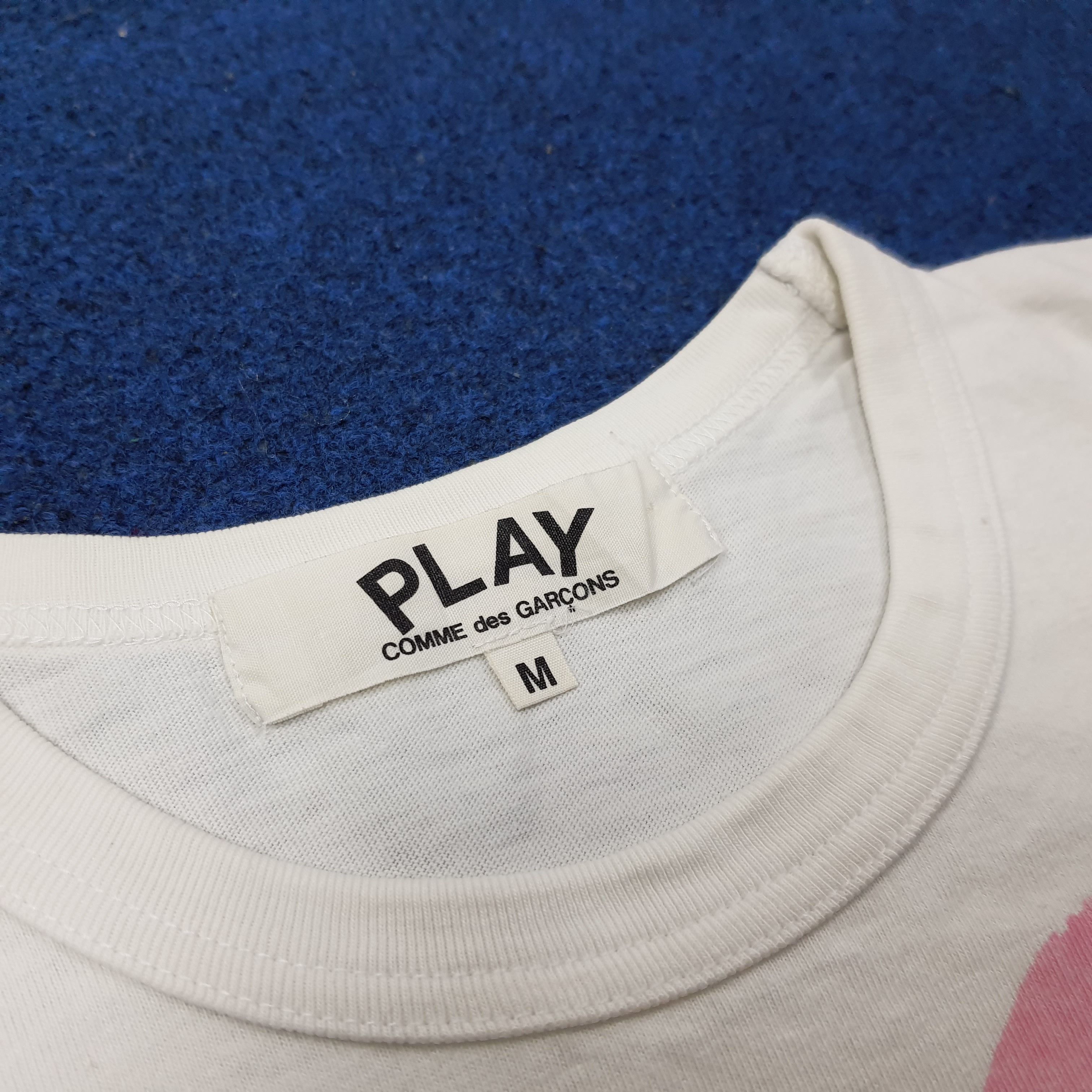 Comme des Garcons PLAY Vintage Comme des Garçons PLAY Heart Logo T-Shirt C267N33 Size XS / US 0-2 / IT 36-38 - 4 Thumbnail