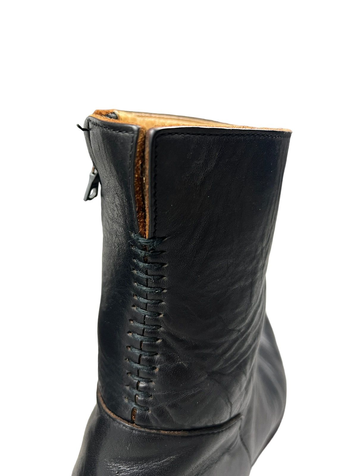 The Viridi-anne The Veridi-anne Side Zipper Leather Boots Size US 11 / EU 44 - 10 Thumbnail