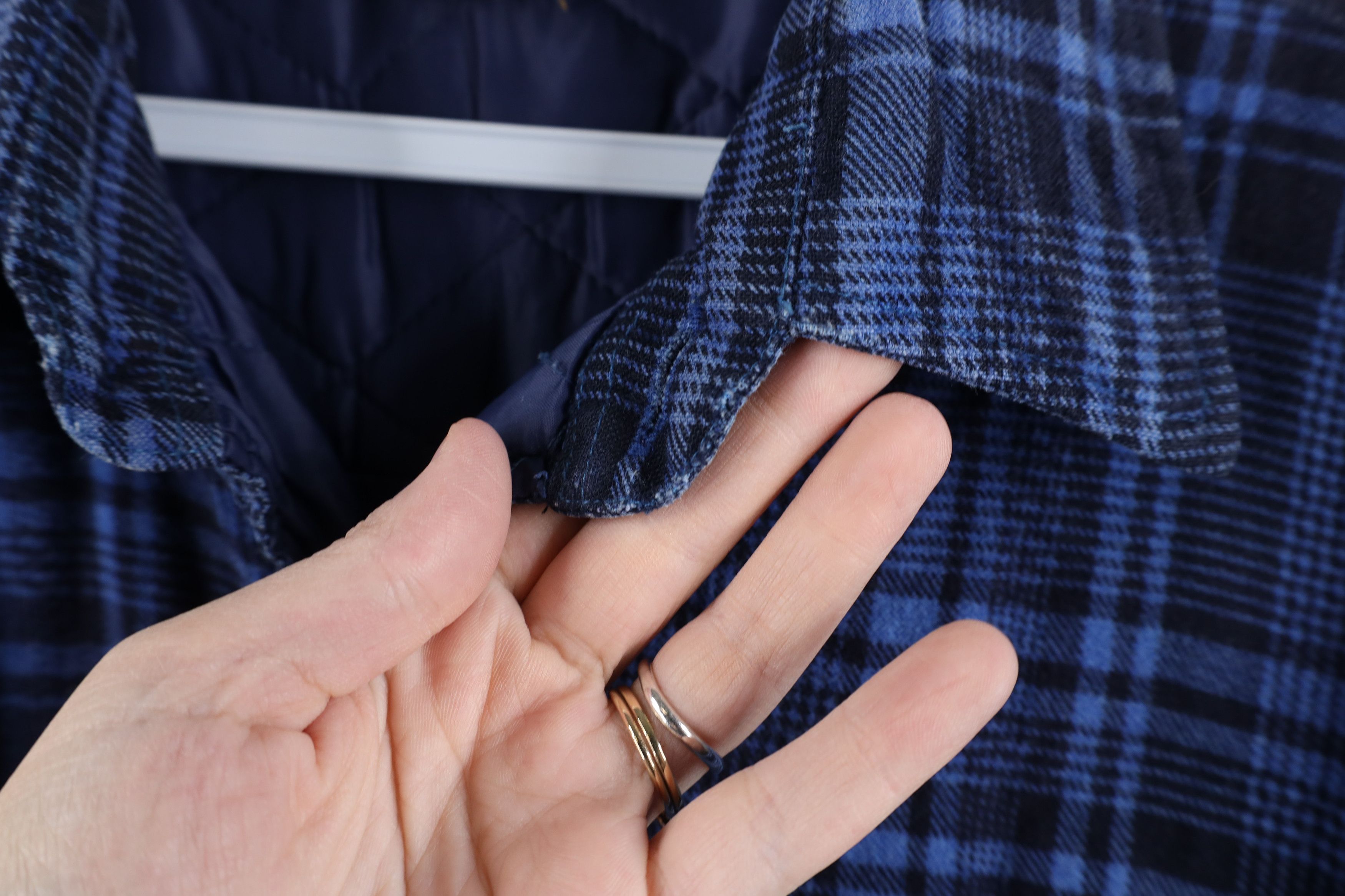 Vintage Vintage 70s Streetwear Quilted Flannel Shirt Jacket Size US L / EU 52-54 / 3 - 14 Thumbnail