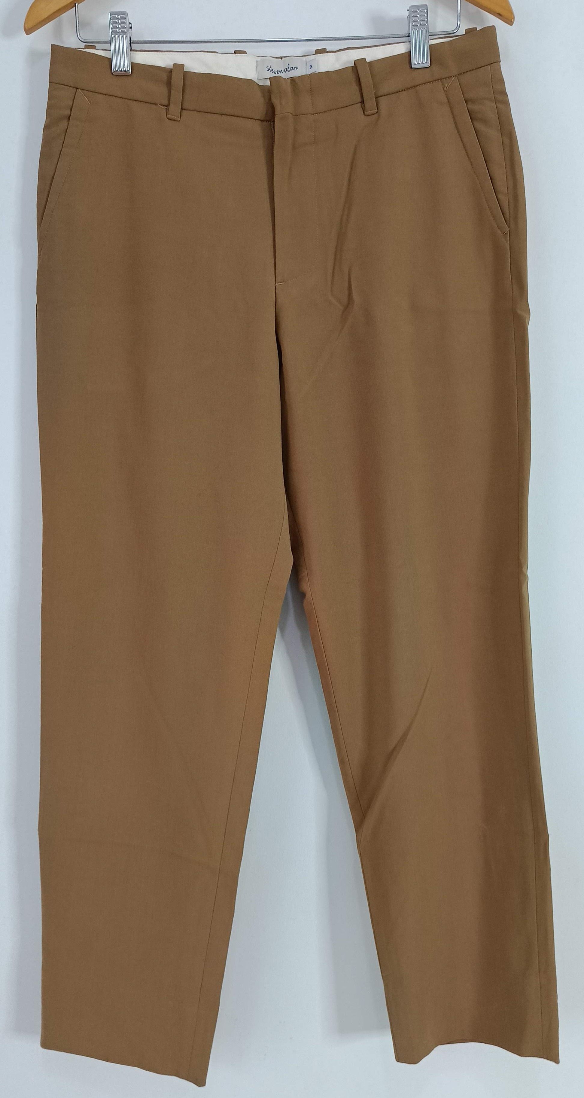 Steven Alan Steven Alan Japan brown chino formal wool blend pants 32x28 Size US 32 / EU 48 - 1 Thumbnail