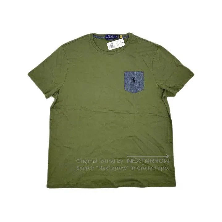 Polo Ralph Lauren Polo Ralph Lauren Chest Pocket Short Sleeve T. Size US XXL / EU 58 / 5 - 2 Thumbnail