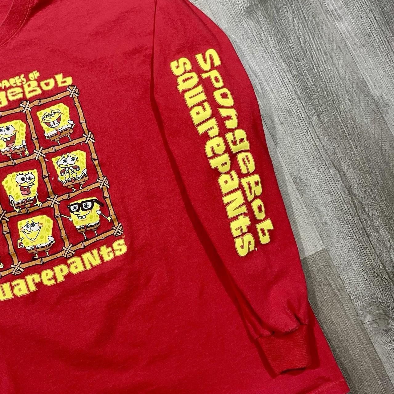 Nickelodeon × Vintage Vintage 2002 The Many Faces of SpongeBob SquarePants Shirt Size US L / EU 52-54 / 3 - 4 Thumbnail