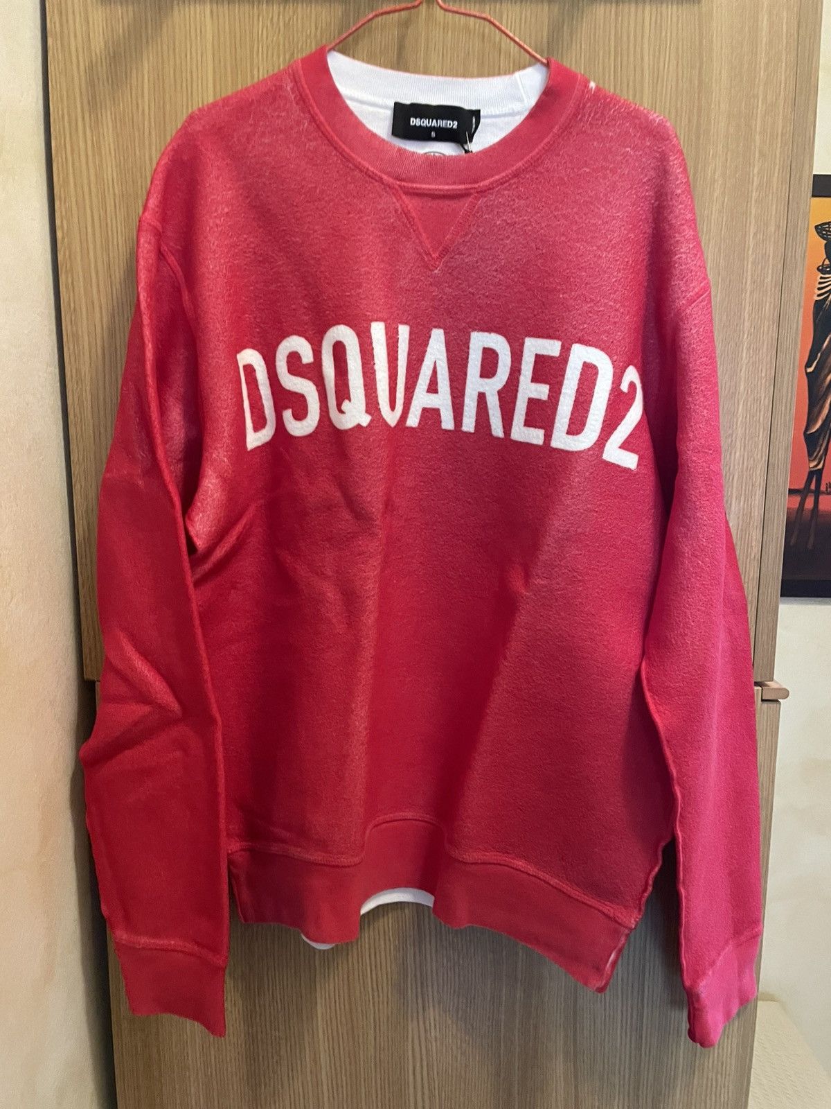 Dsquared2 Felpa Sweater Airbrush Size S Sponge Efx S74GU0538