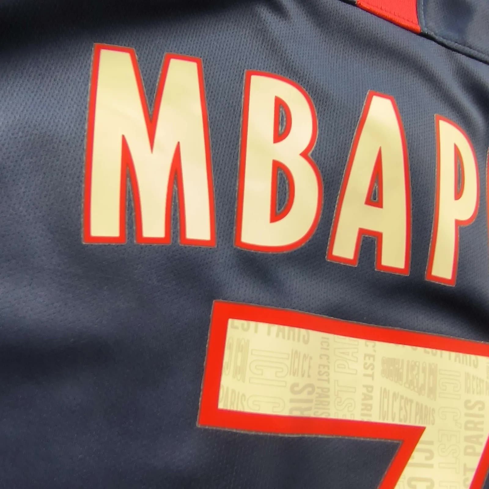 Nike PSG Paris Saint-Germain 2019-20 Mbappe football jersey M Size US M / EU 48-50 / 2 - 10 Thumbnail