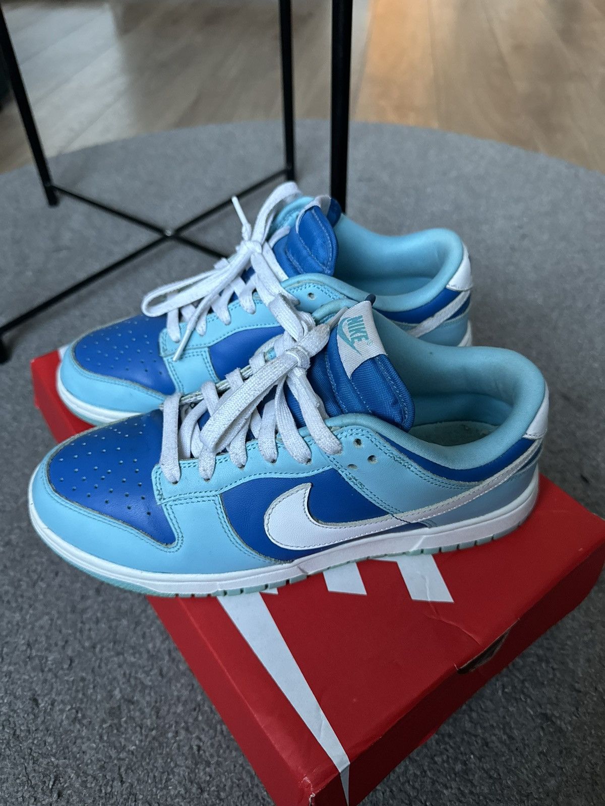 Flight Club Nike Dunk Low “Argon Blue Flash” Size US 7 / EU 40 - 1 Thumbnail