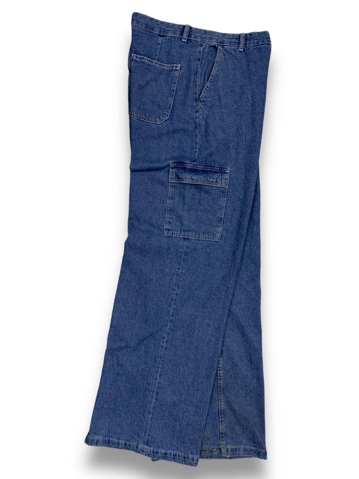 Bershka Vintage Bershka High Waist Baggy Wide Leg Cargo Jeans Size US 30 / EU 46 - 3 Thumbnail