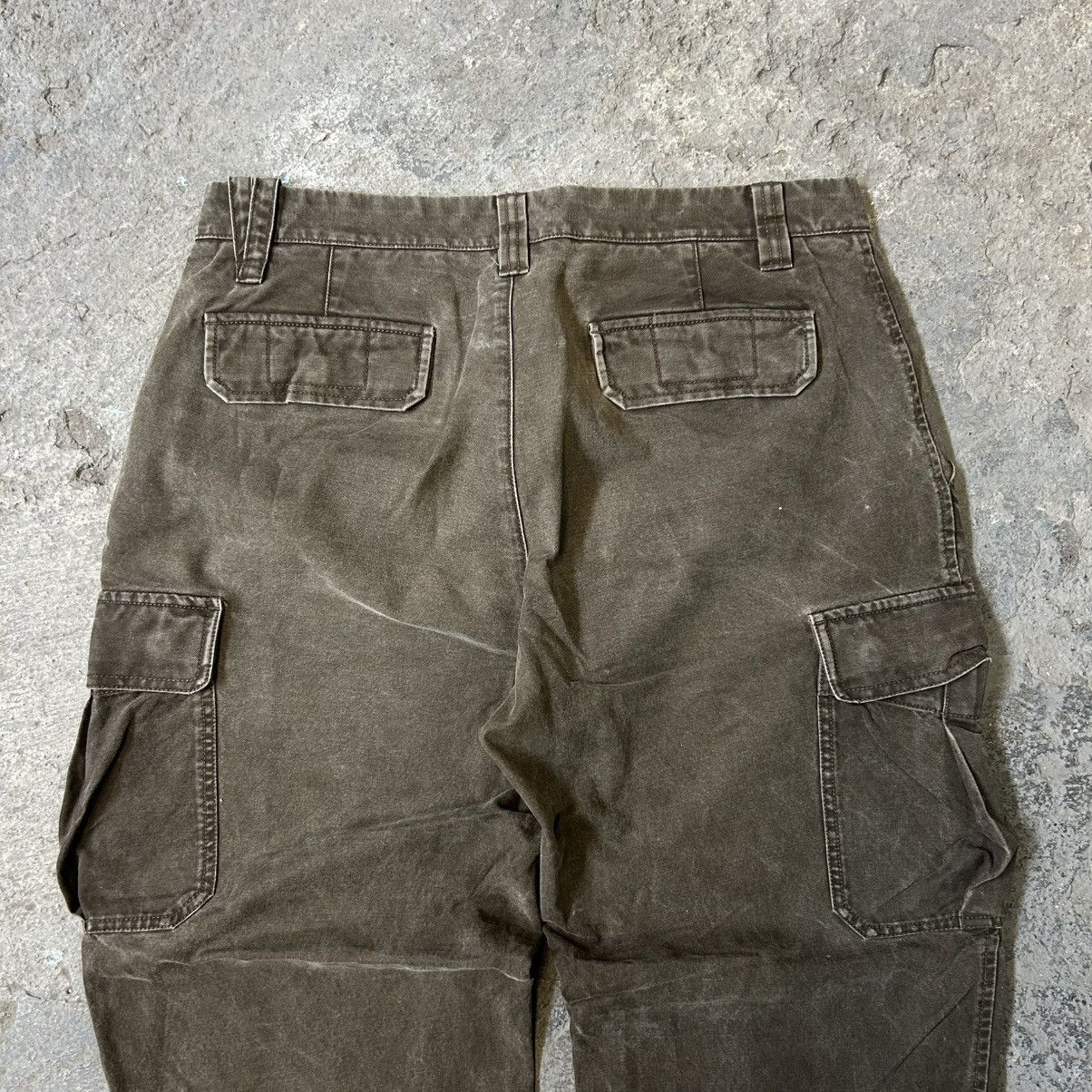 Vintage Talbots Mens Brown Faded Regular Cargo Pants Size US 34 / EU 50 - 3 Thumbnail