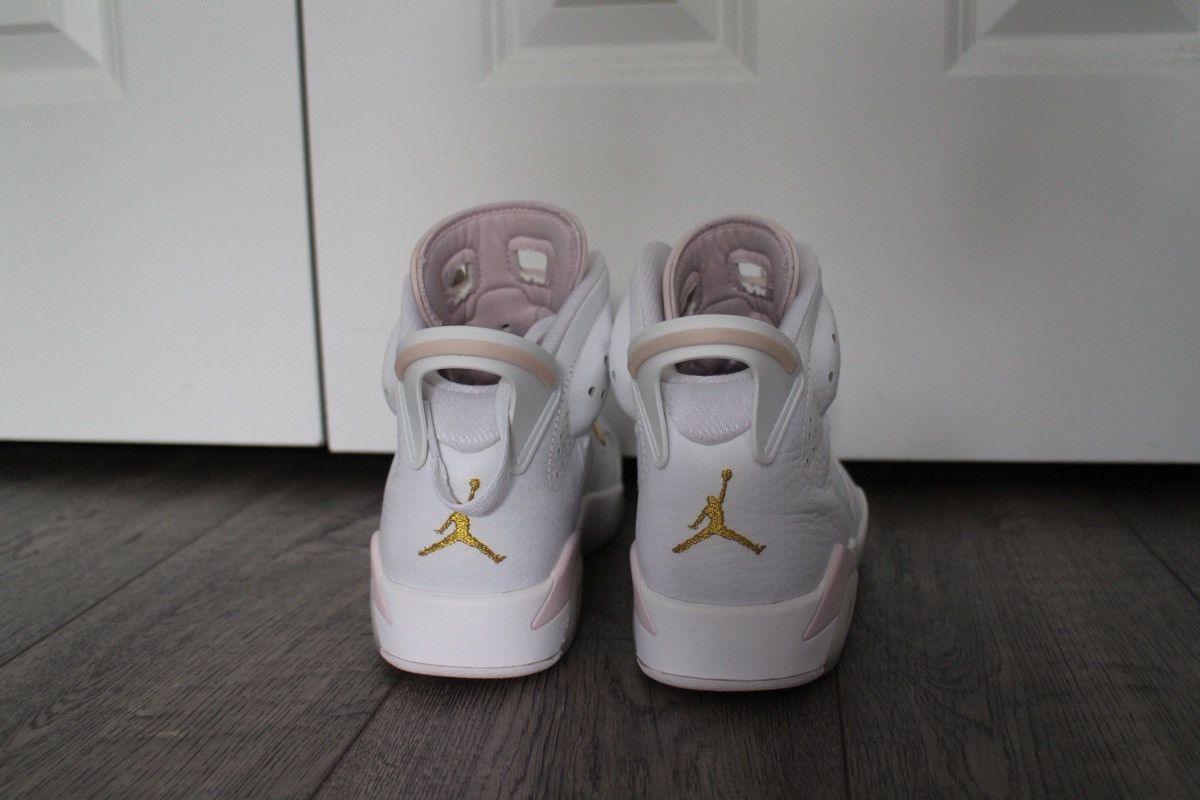 Jordan Brand Nike Air Jordan 6 Retro “Gold Hoops” Size US 6.5 / IT 36.5 - 2 Thumbnail
