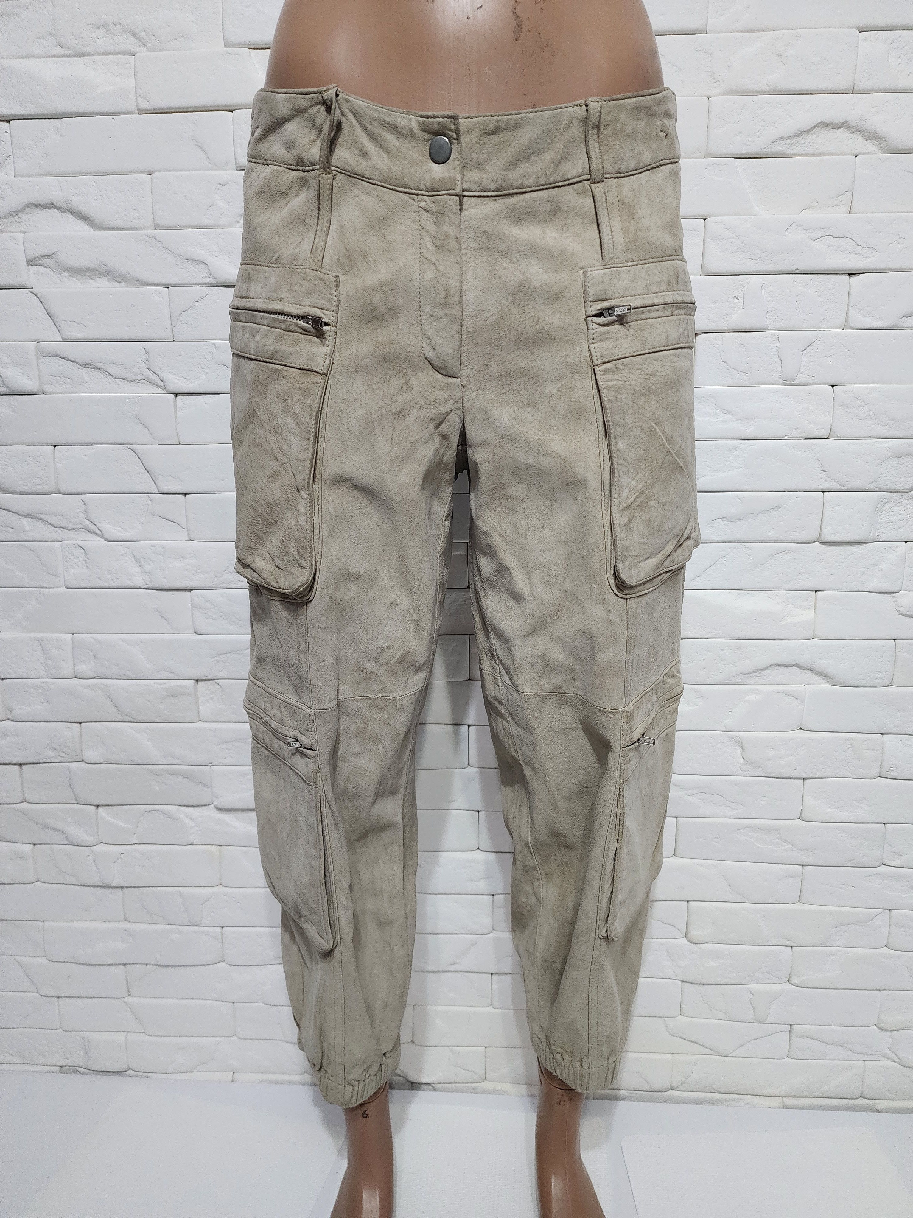Other Women's suede pants with pockets. Size 30" / US 8 / IT 44 - 1 Thumbnail
