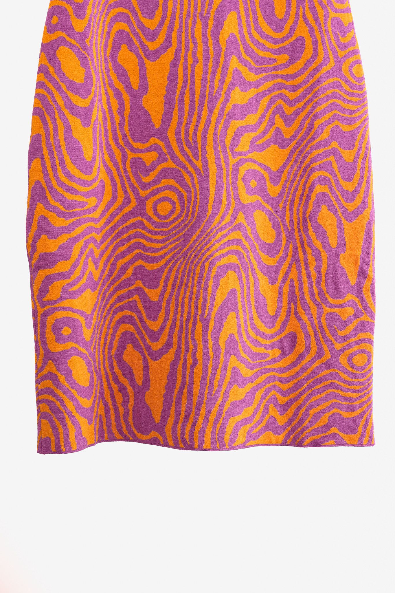 Moschino Moschino PF/22 Fantasy Print Orange Moiré Minidress NWT Size XS / US 0-2 / IT 36-38 - 7 Thumbnail