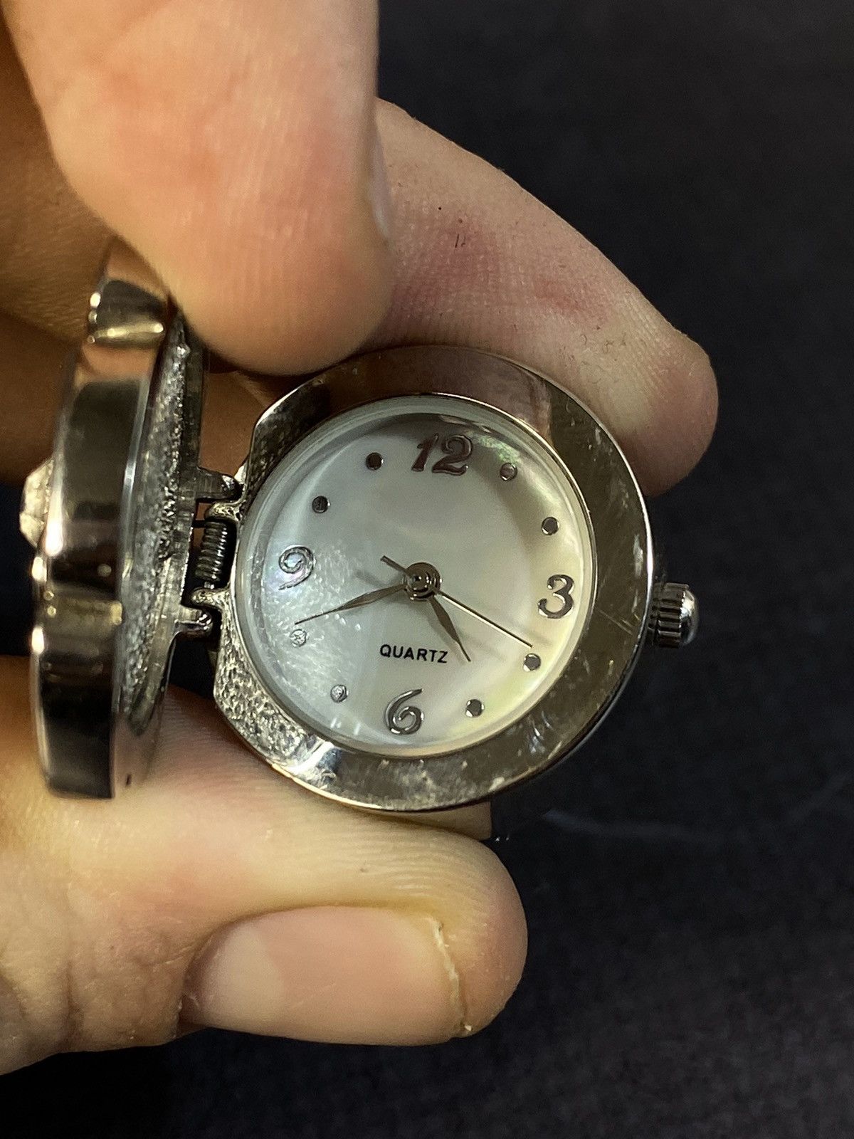 Japanese Brand × Jewelry Floral Silver Ring Watch by Japanese Brand Size ONE SIZE - 8 Thumbnail